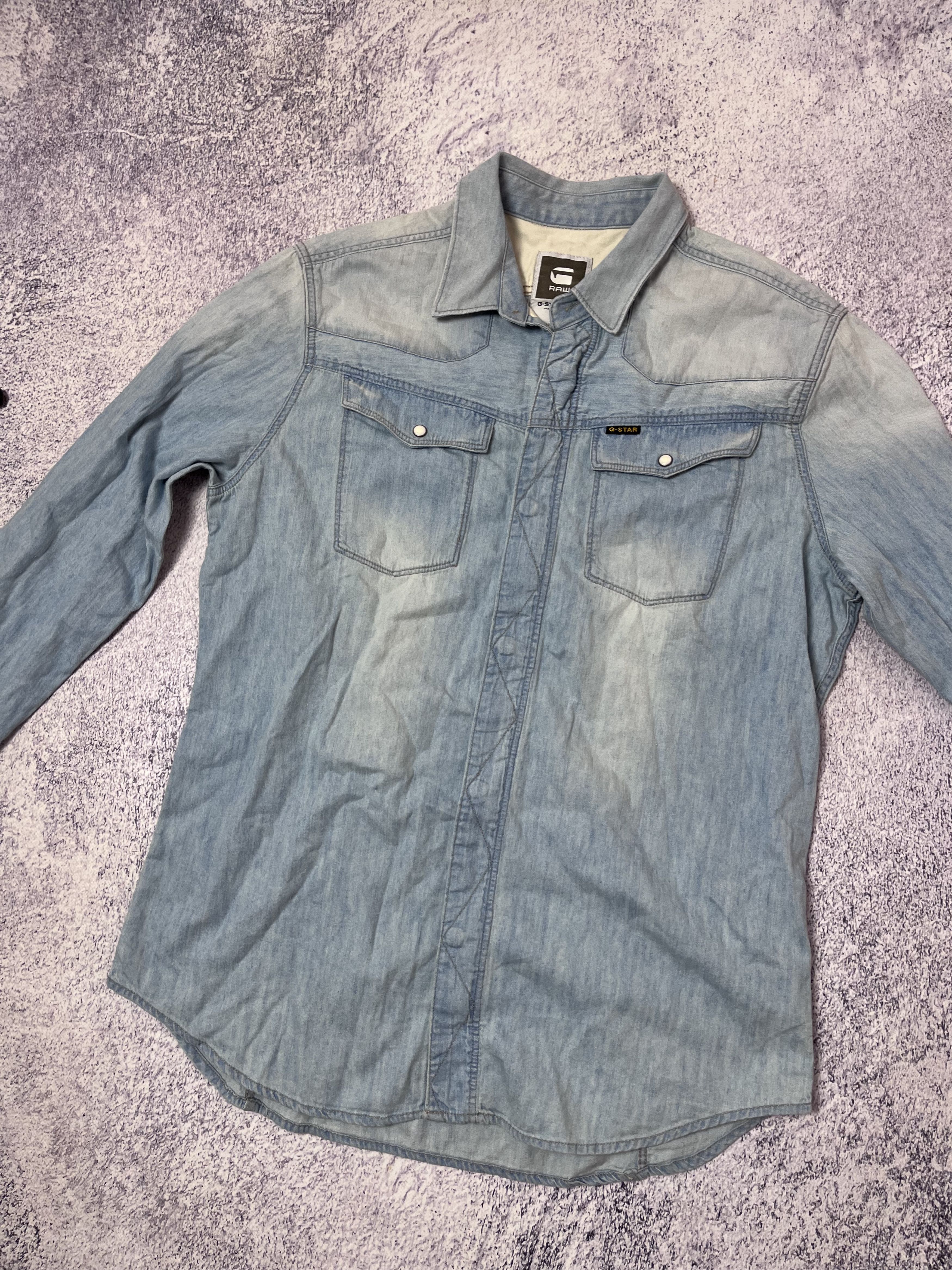 G-Star Mens vintage zip shirt G-Star Raw size Xl Size US XL / EU 56 / 4 - 5 Thumbnail
