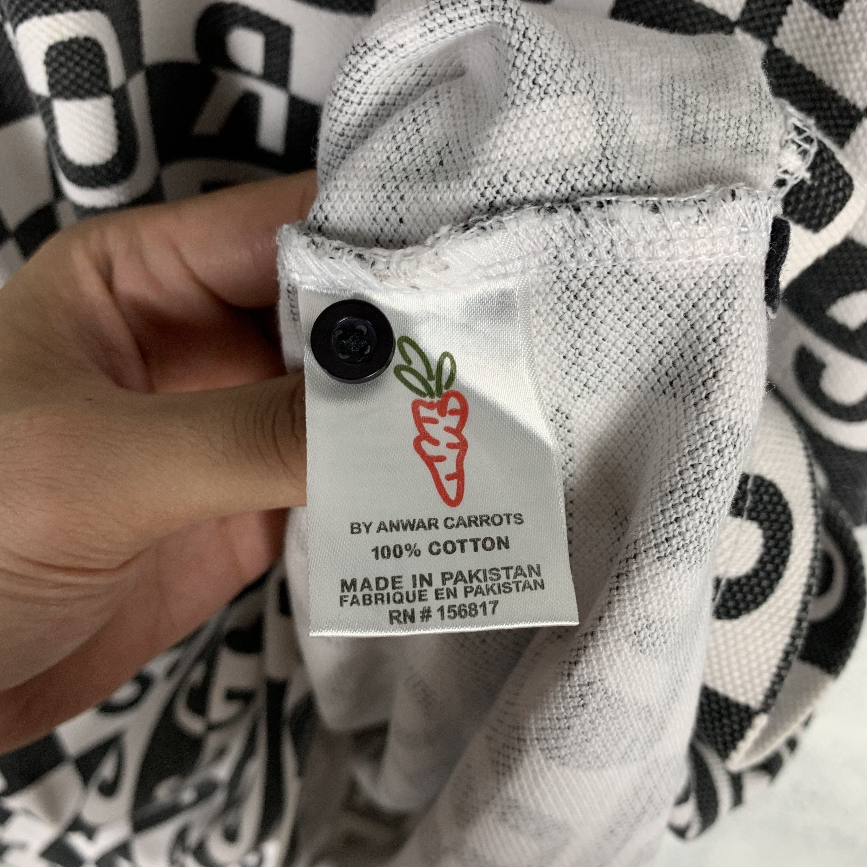 Carrots by Anwar Carrots Anwar Carrotts Checkered Polo Shirt Size US XXL / EU 58 / 5 - 6 Thumbnail