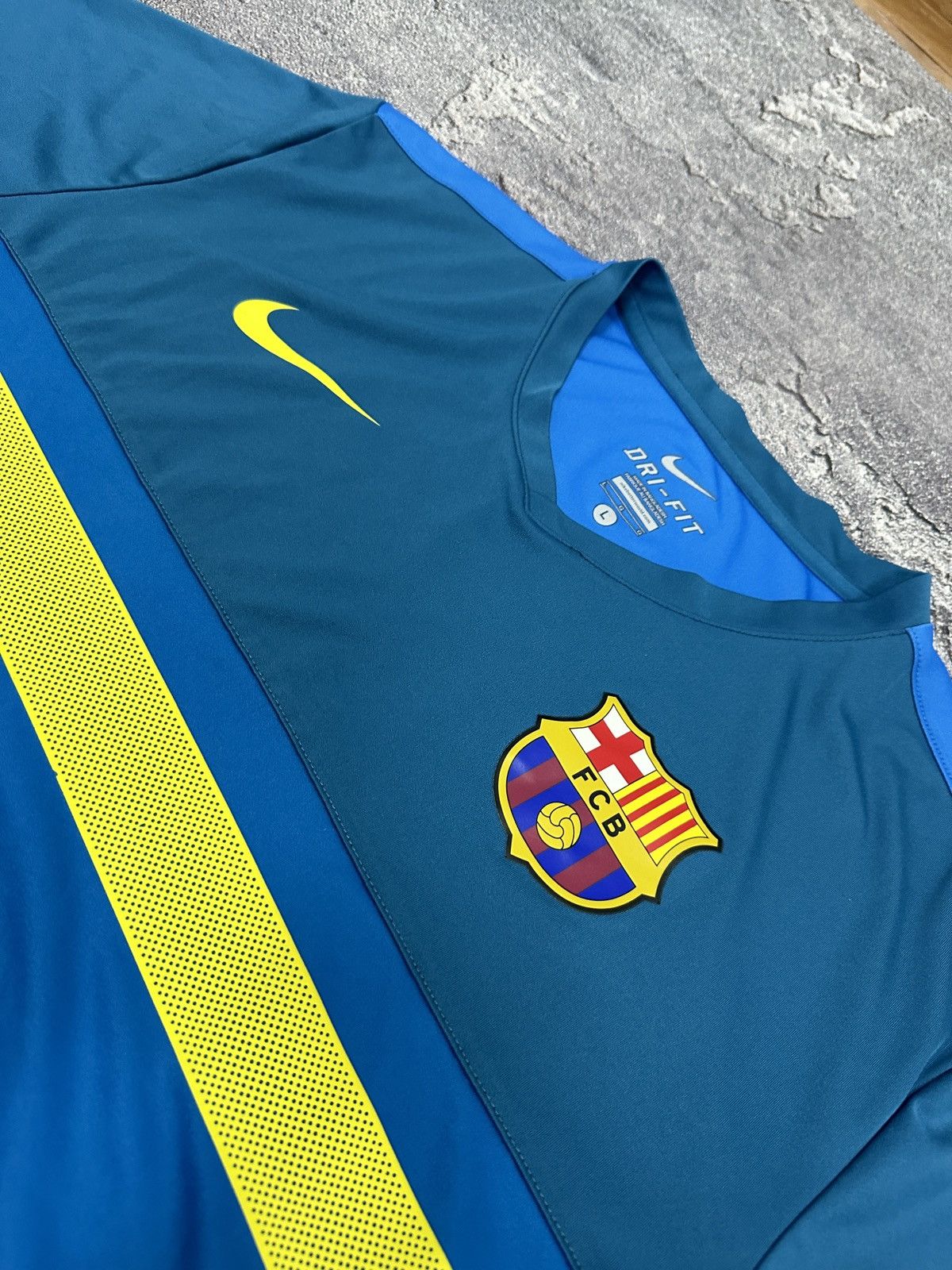 Nike Nike Barcelona BlokeCore Blue Training Jersey L Size Size US L / EU 52-54 / 3 - 5 Thumbnail