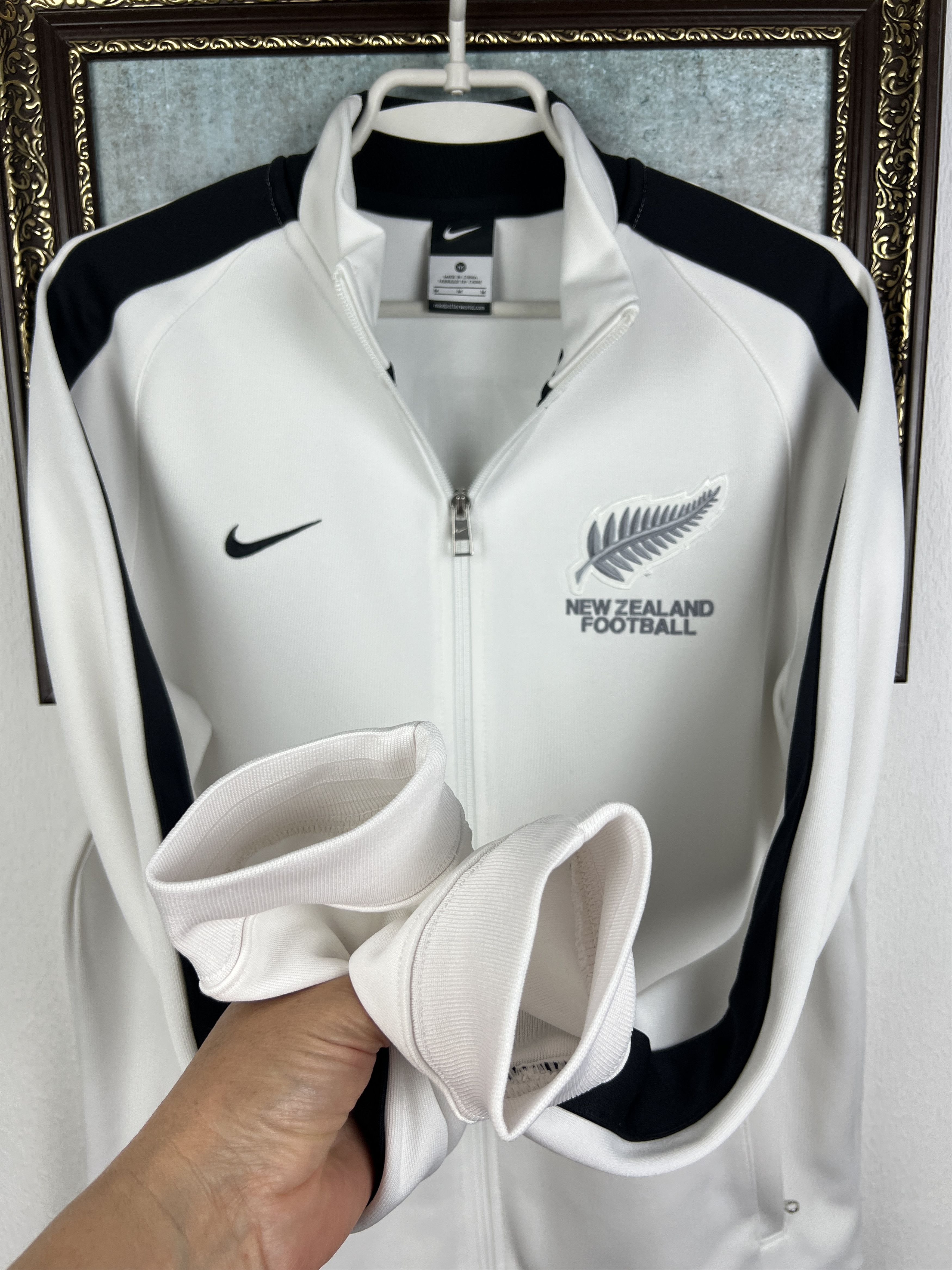 Nike New Zealand Football Jacket Soccer Track Top National Team Size US M / EU 48-50 / 2 - 6 Thumbnail