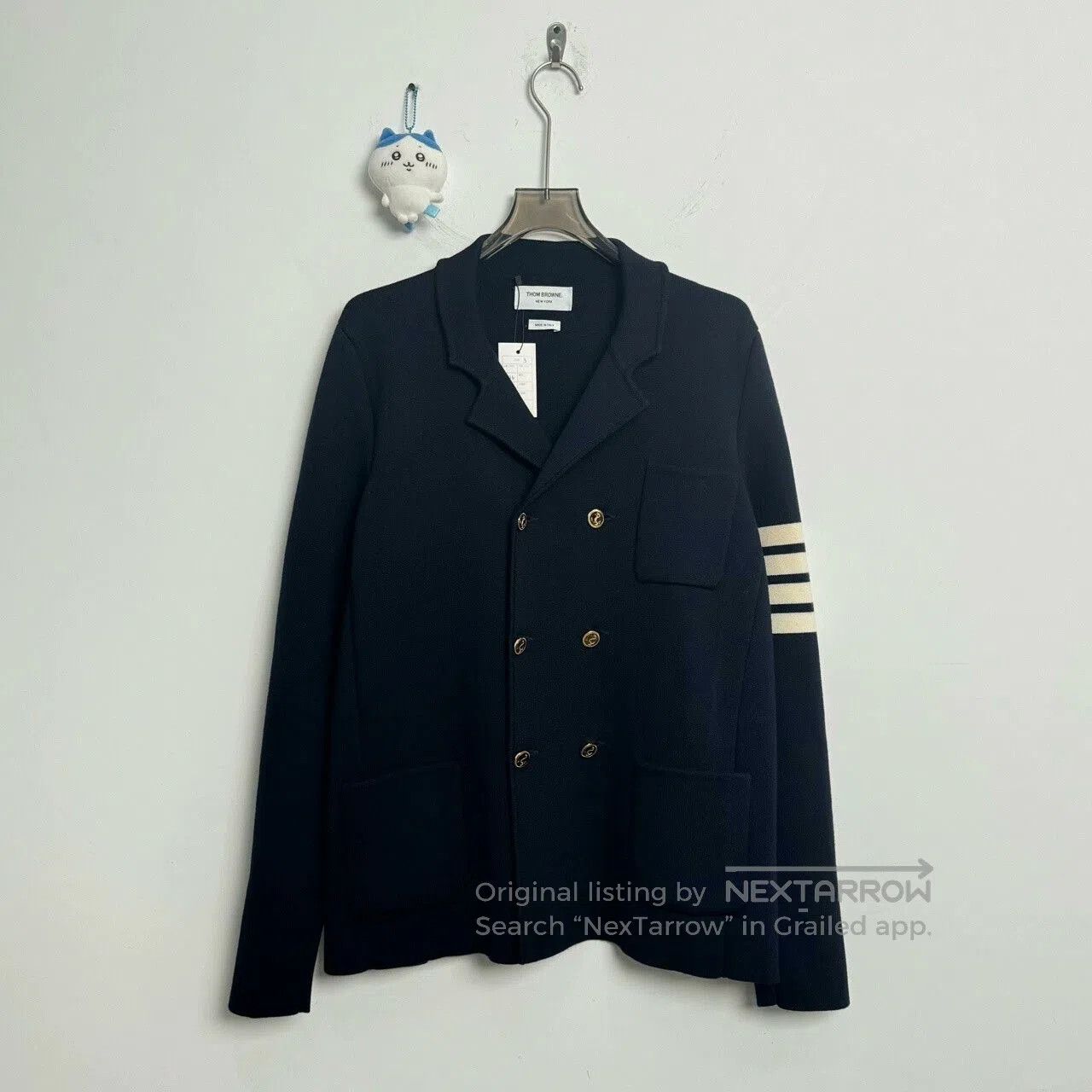 Thom Browne Thom Browne Navy Wool Blazer Jacket. Size US L / EU 52-54 / 3 - 1 Thumbnail