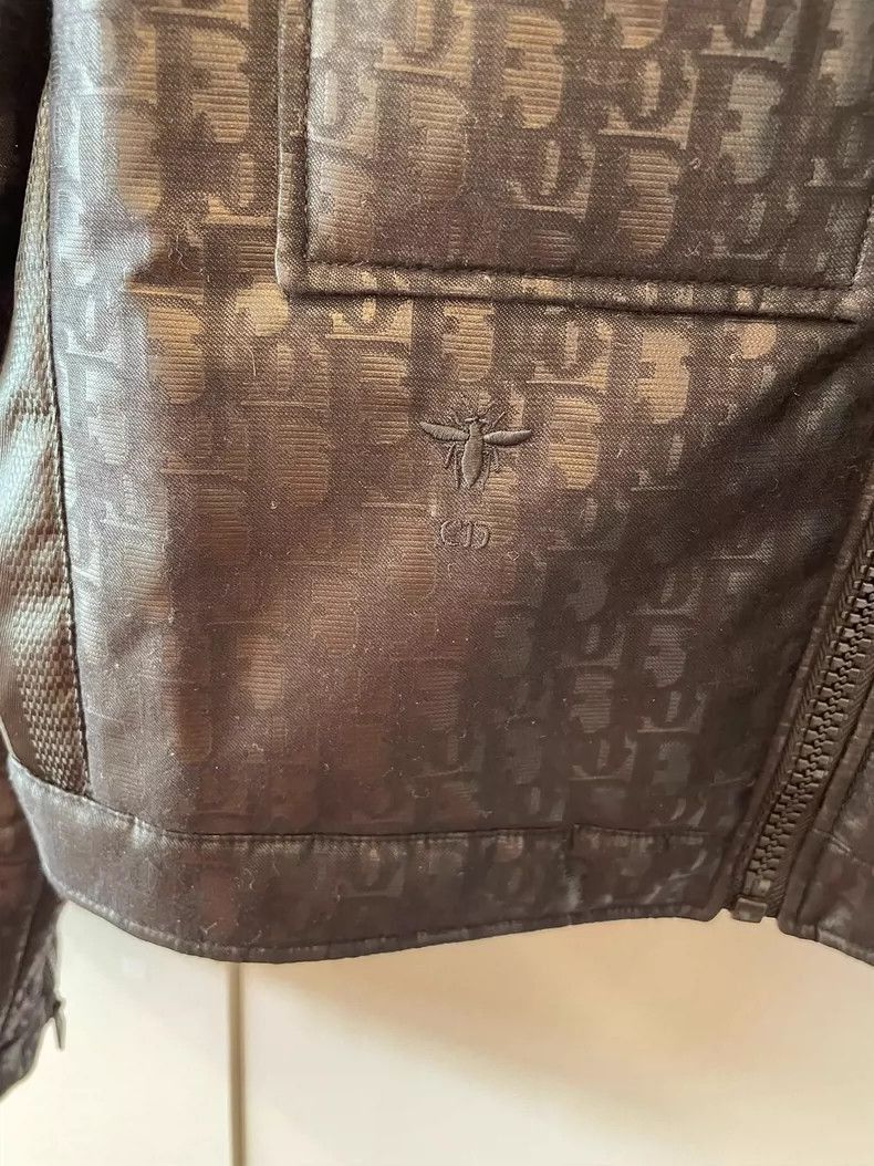 Dior Dior Logo Print Cropped Jacket-2506 Size S / US 4 / IT 40 - 4 Thumbnail