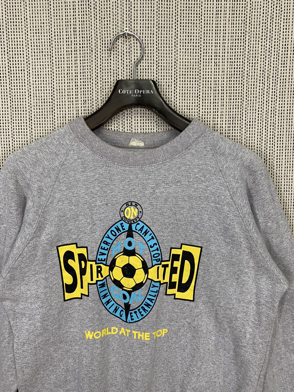 Vintage Vintage 90s football university club sweatshirt crewneck Size US L / EU 52-54 / 3 - 5 Thumbnail