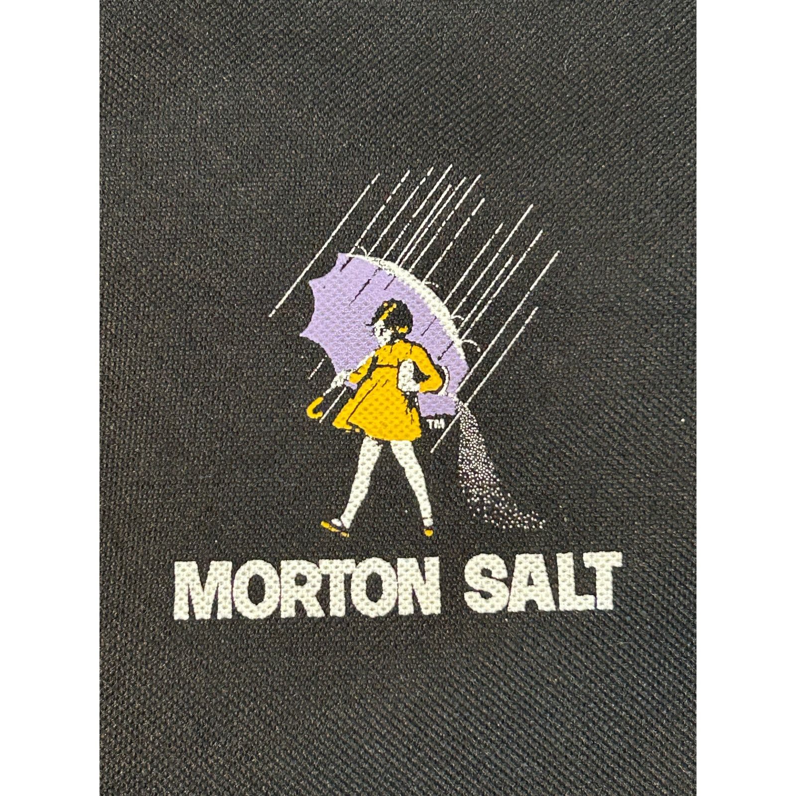 Other Morton Salt Logo Black Satchel Canvas Laptop Case 18" x 12" Size ONE SIZE - 3 Thumbnail