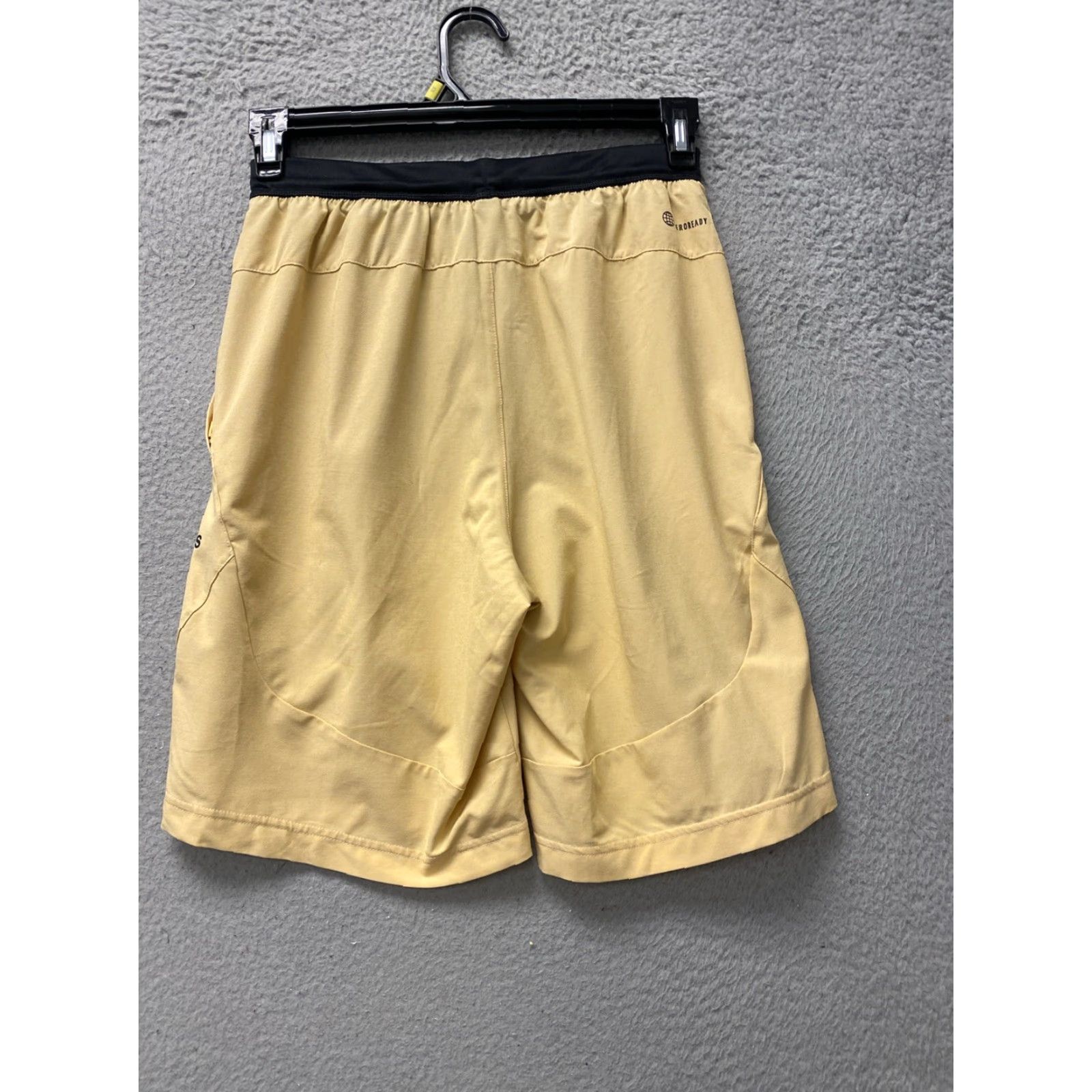 Adidas Adidas Training Short Mens S Toffee Brown Drawstring Stretch Aeroready /61-43 Size US 29 - 8 Thumbnail