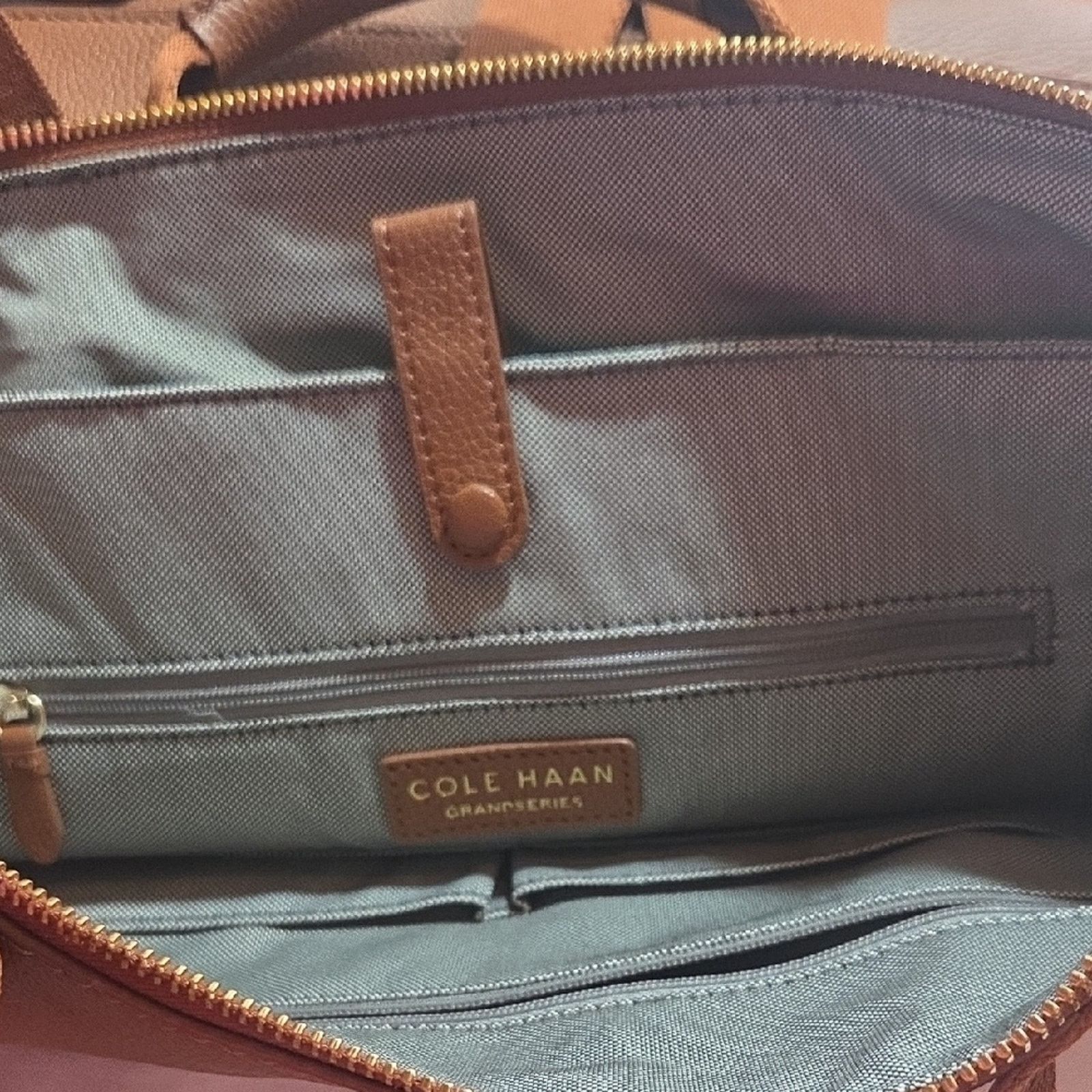 Cole Haan Cole Haan Chestnut Tan Leather Tote Size ONE SIZE - 7 Thumbnail