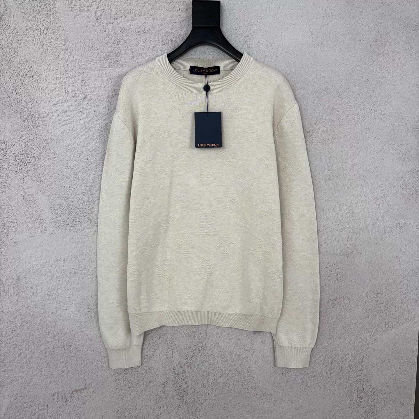 Louis Vuitton LV x Pharrell Williams 3D Monogram Knit Sweatshirt L (New with Tags) Size US L / EU 52-54 / 3 - 1 Thumbnail