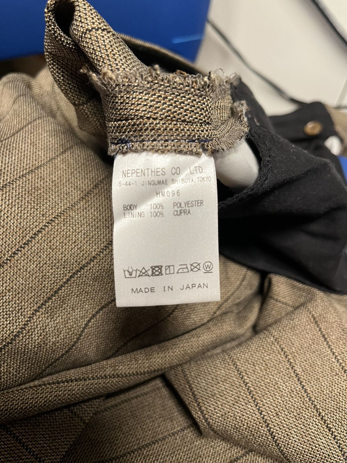 Japanese Brand × Needles × Vintage Brown Pinstripe Needles Dress pants Size US 28 / EU 44 - 7 Thumbnail