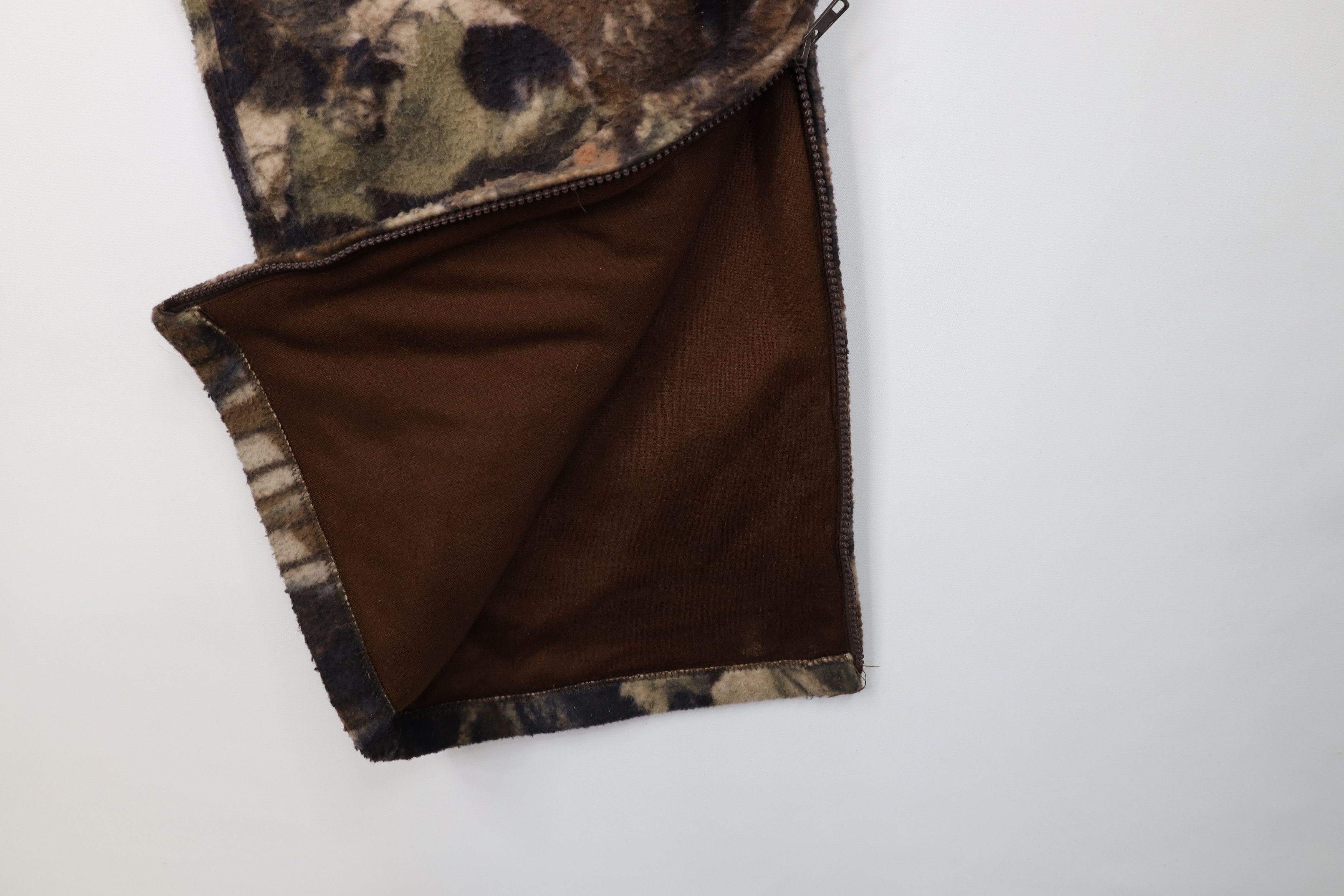 Cabelas Vintage 90s Cabelas Wide Leg Camouflage Fleece Pants USA Size US 36 / EU 52 - 5 Thumbnail