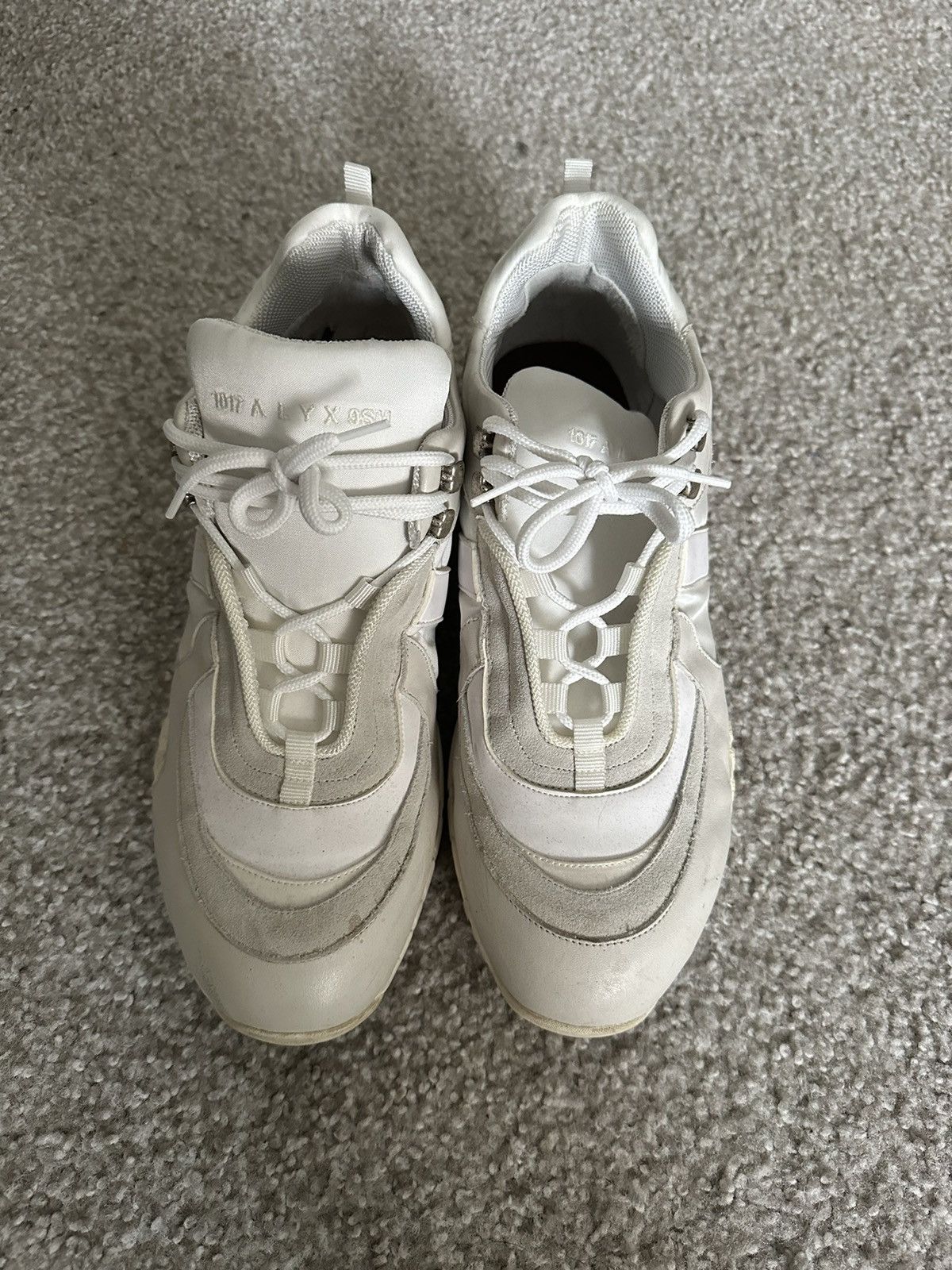 image of Alyx Hiking Boots in White, Men's (Size 10)