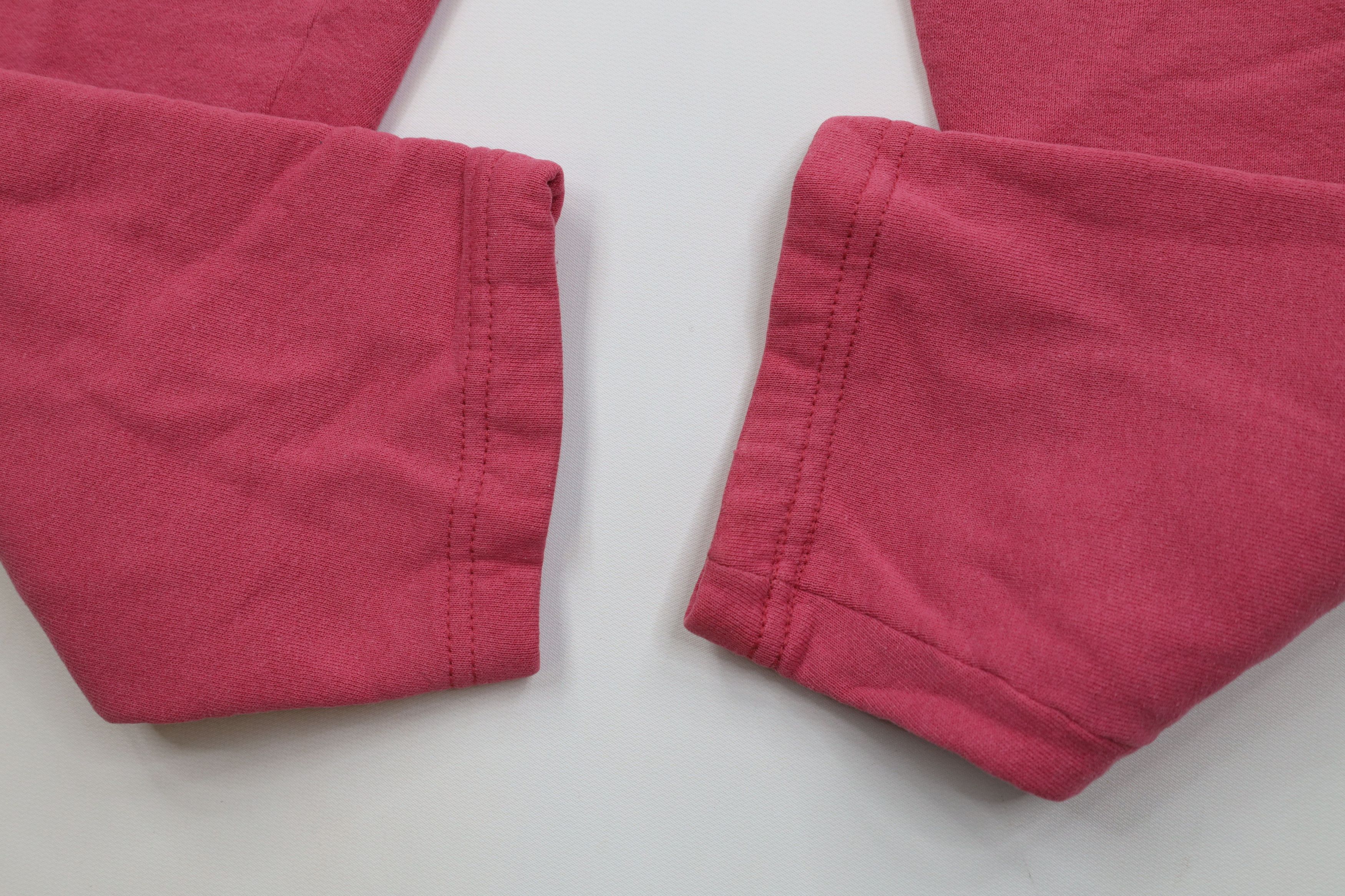 Vintage Vintage 90s Streetwear Blank Tapered Leg Sweatpants Pink USA Size 31" - 7 Thumbnail