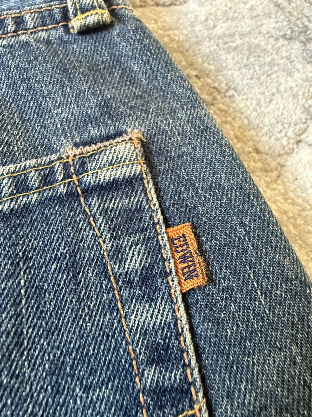 Edwin Edwin 505 Rare OG Type 1 Selvedge Baggy Jeans Size US 32 / EU 48 - 19 Thumbnail