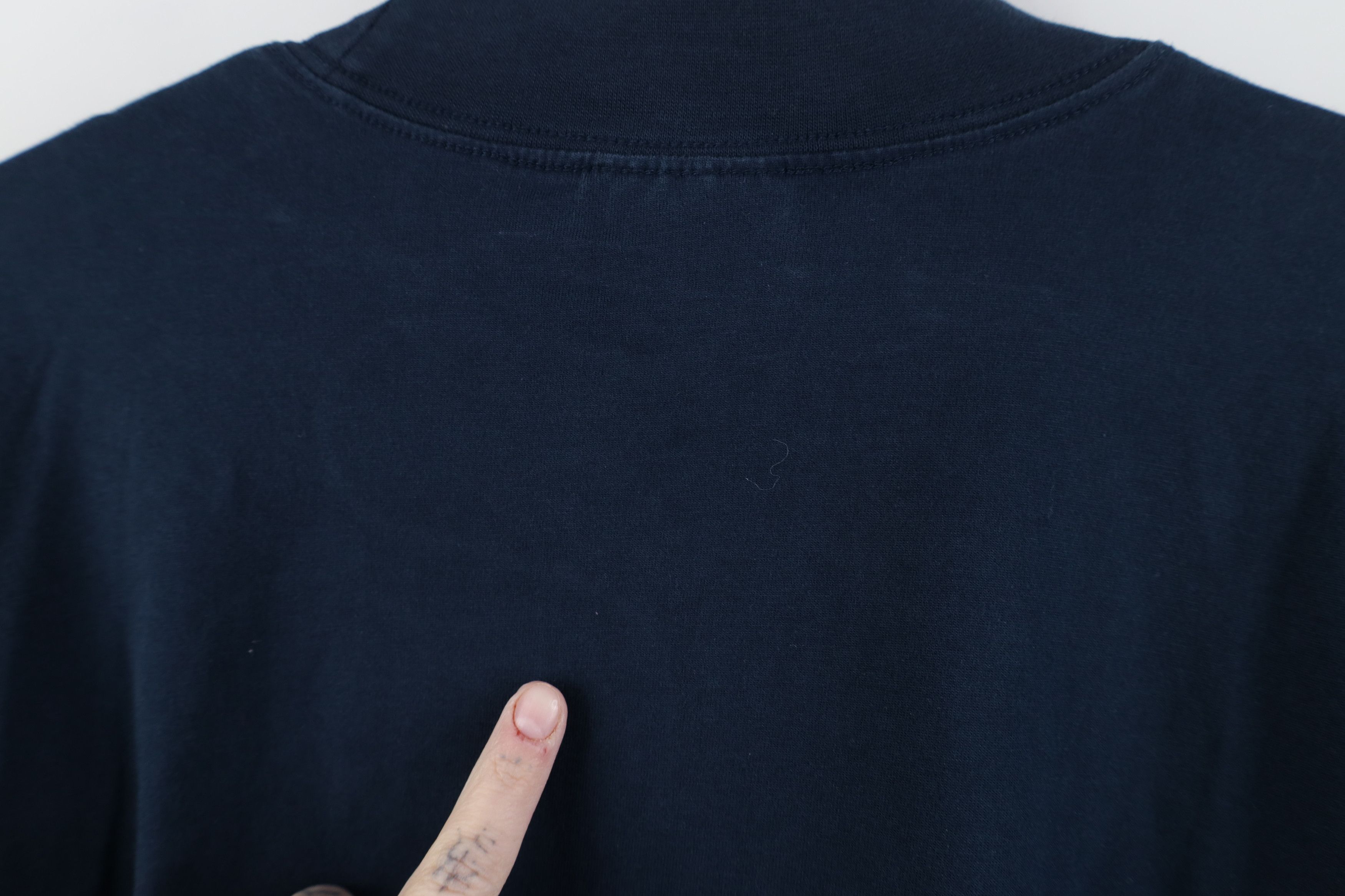 Reebok Vintage Y2K Reebok Logo Mock Neck Long Sleeve T-Shirt Blue Size US XL / EU 56 / 4 - 10 Thumbnail