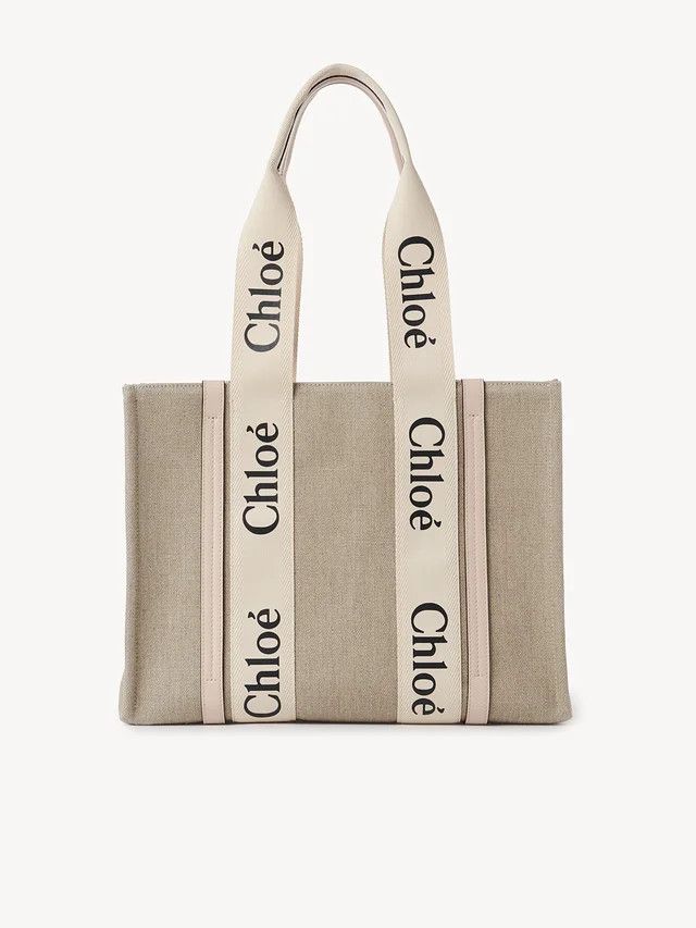 Chloe o1loc1c1024 Size: OS / Woody Mini Tote in White Beige Size ONE SIZE - 4 Thumbnail