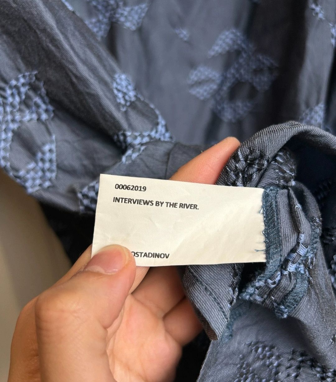 Kiko Kostadinov Kiko Kostadinov Blue Flower Shirt Size US S / EU 44-46 / 1 - 5 Thumbnail