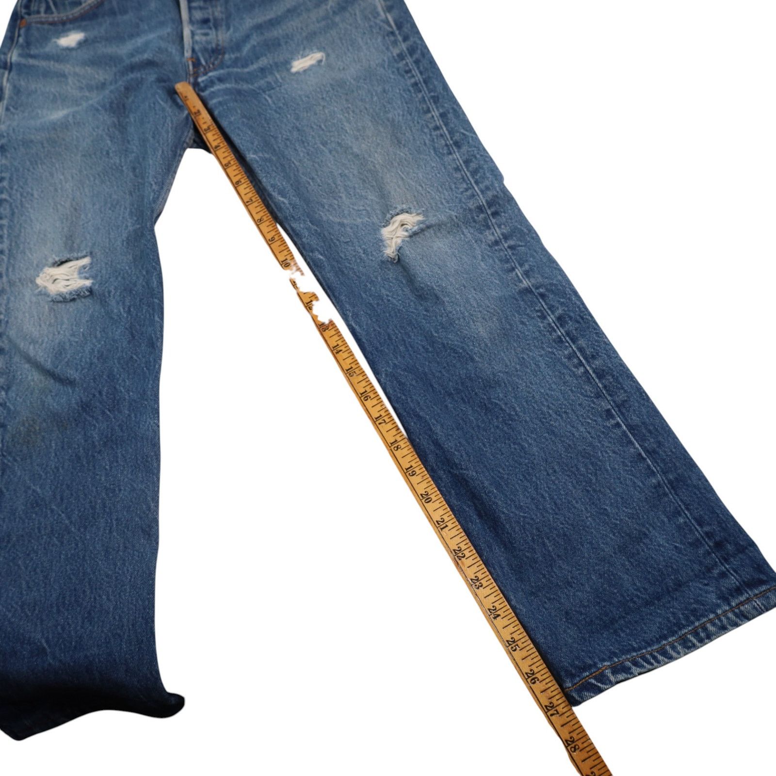 Levi's × Vintage Vintage Levis 501xx Lightly Distressed USA Made Denim Jeans Size US 30 / EU 46 - 7 Thumbnail