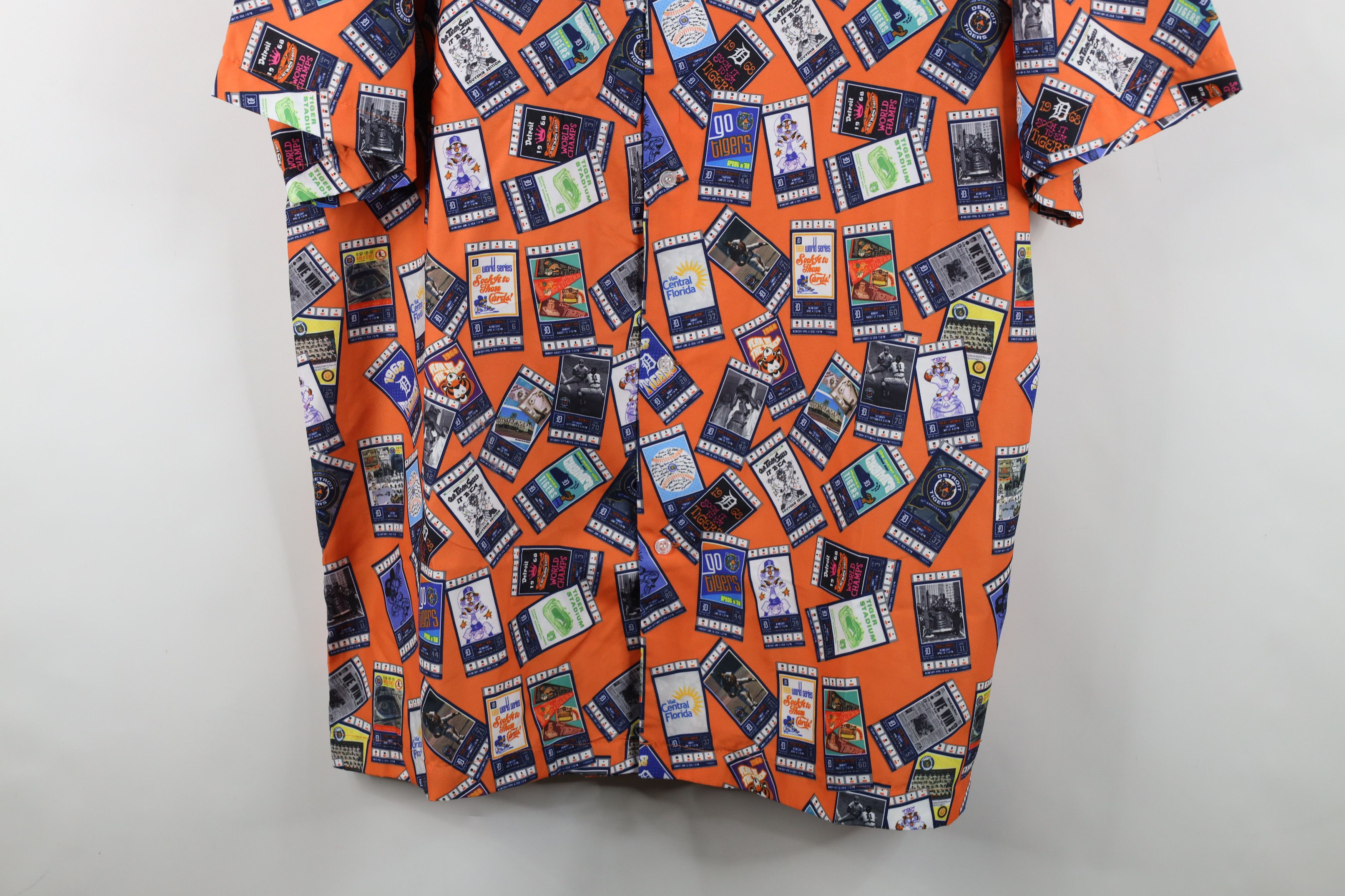 Vintage Vintage Baseball All Over Print Camp Collar Button Shirt Size US XXL / EU 58 / 5 - 3 Thumbnail
