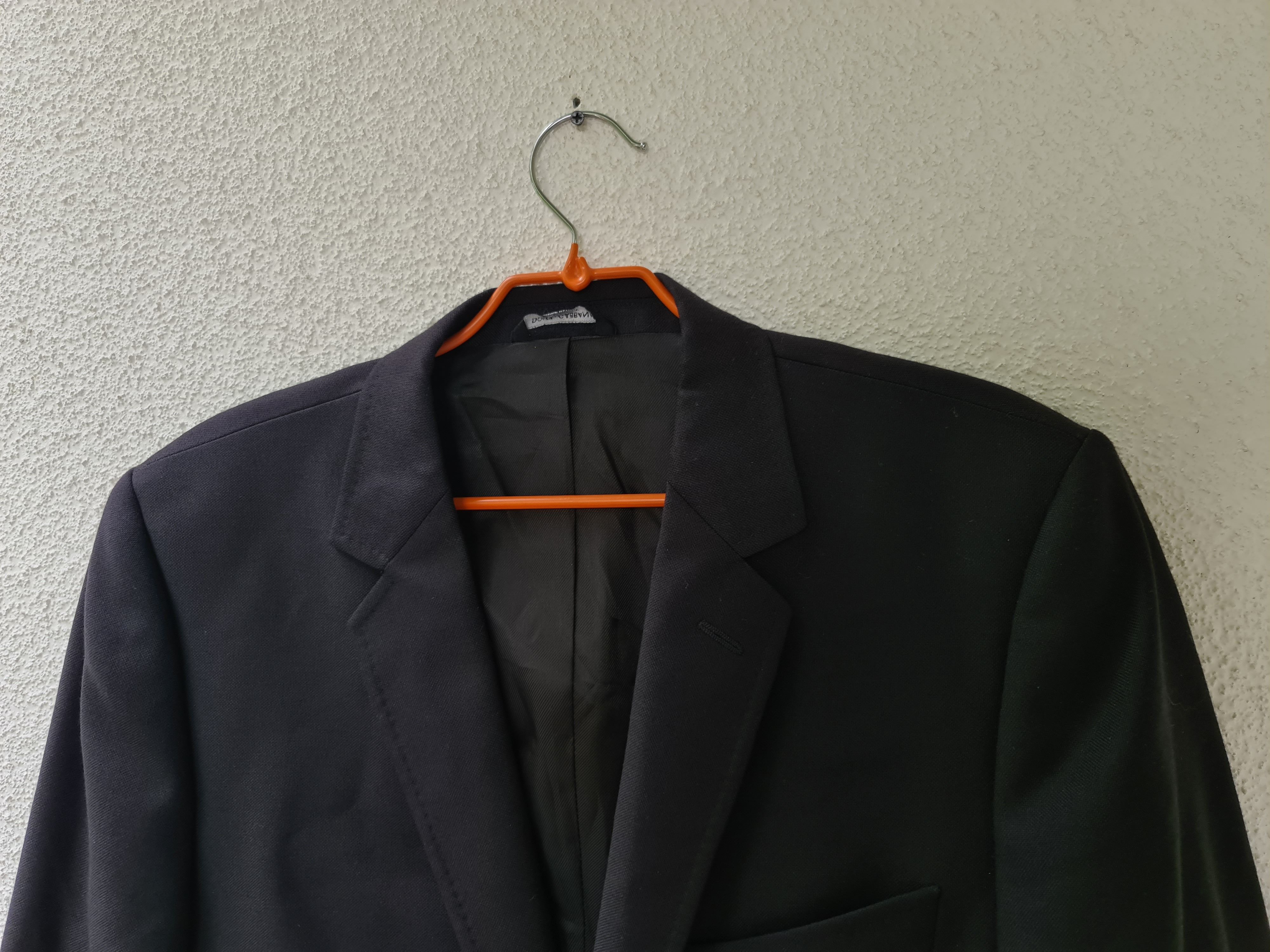 Dolce & Gabbana Dolce & Gabbana "Martini" Sport Coat Blazer Black Wool 50 Size 50R - 2 Thumbnail
