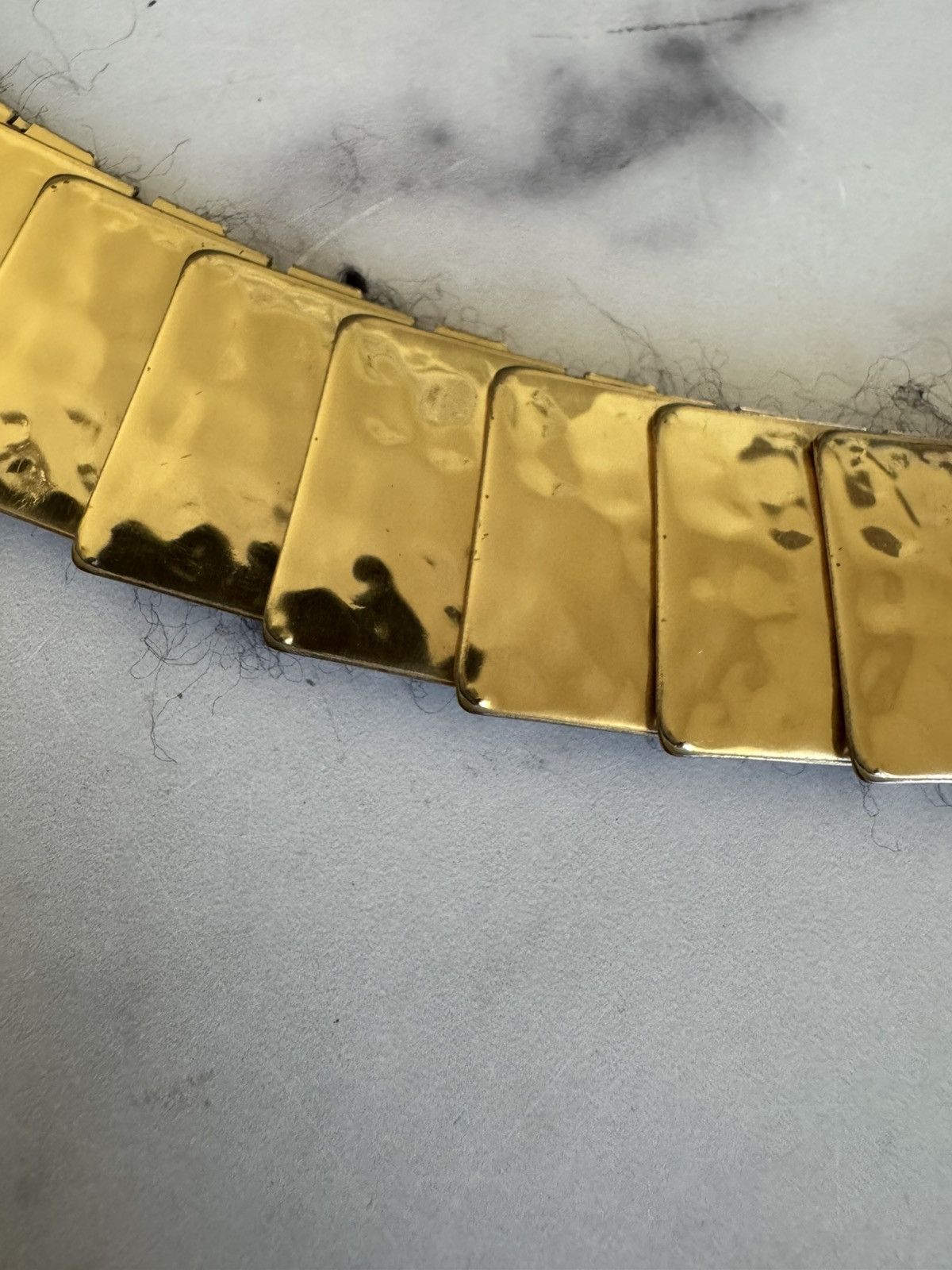 Other Vintage gold metal scale belt adjustable stretchy golden Size ONE SIZE - 2 Thumbnail
