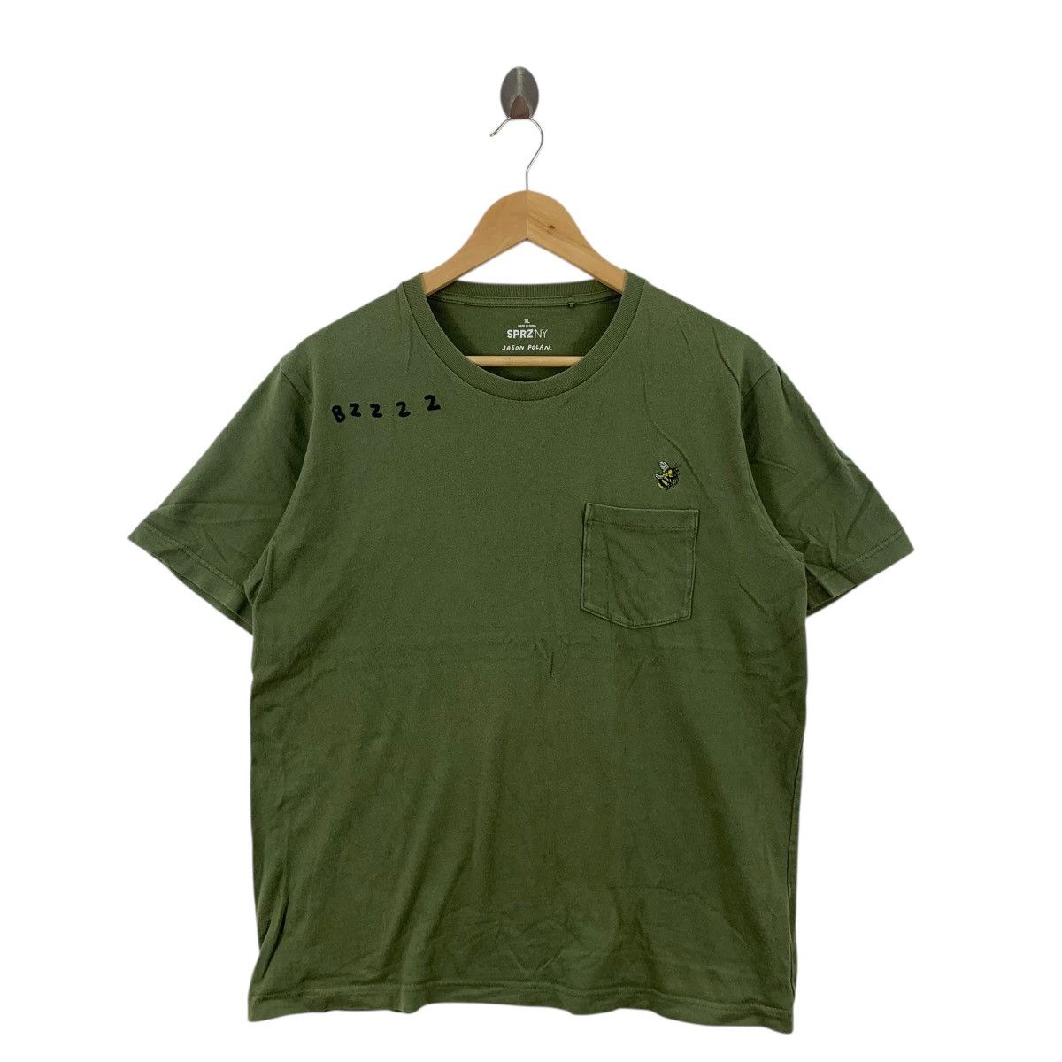 Uniqlo JASON POLAN x UNIQLO Bzzz Flying Bee Artwork Tee Shirt Top Size US XL / EU 56 / 4 - 1 Thumbnail