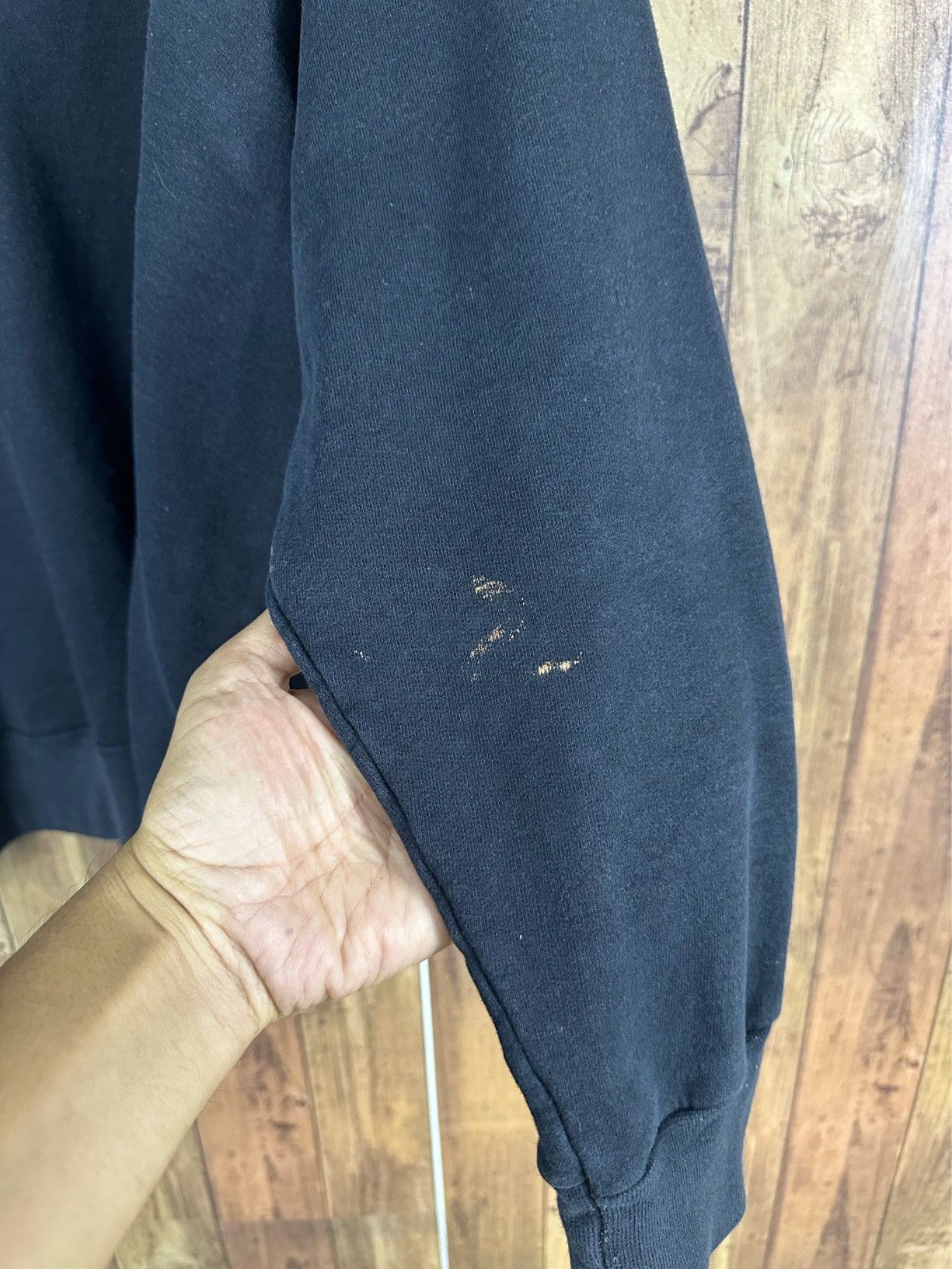 Hanes × Vintage Vintage Hanes 80s Crewneck Faded Painted Sweatshirt A299 Size US L / EU 52-54 / 3 - 8 Thumbnail