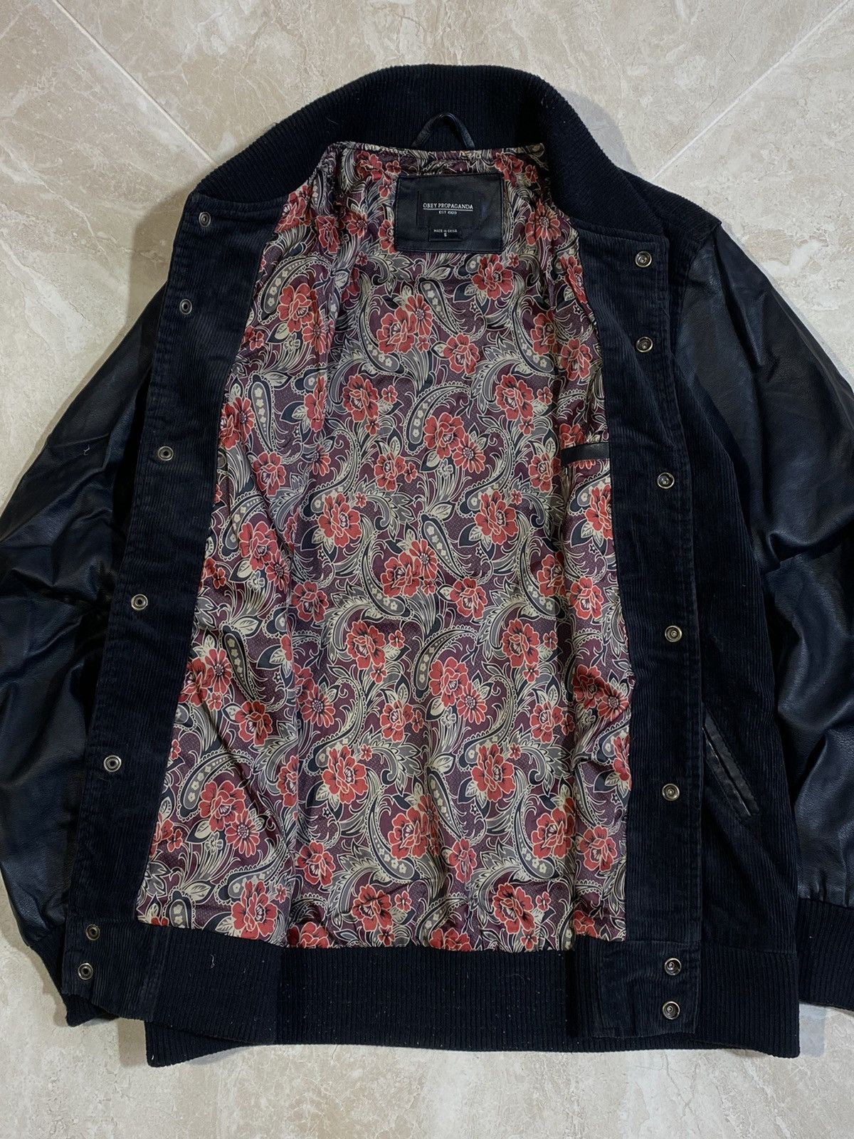 Obey Obey Corduroy Bomber Jacket Black Size US S / EU 44-46 / 1 - 4 Thumbnail