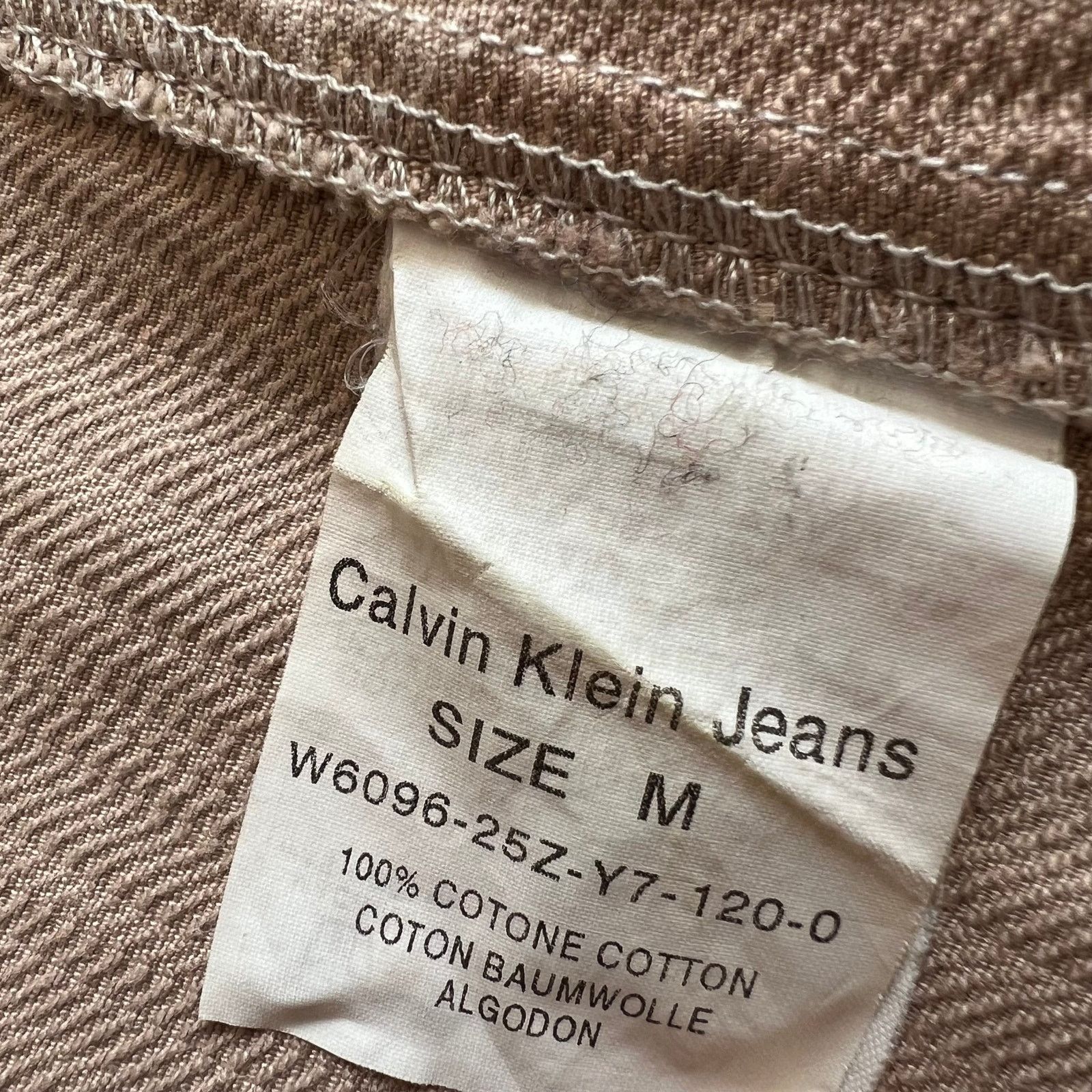 Calvin Klein Calvin Klein Beige Collared Long Sleeve Jocket, M Size M / US 6-8 / IT 42-44 - 6 Thumbnail