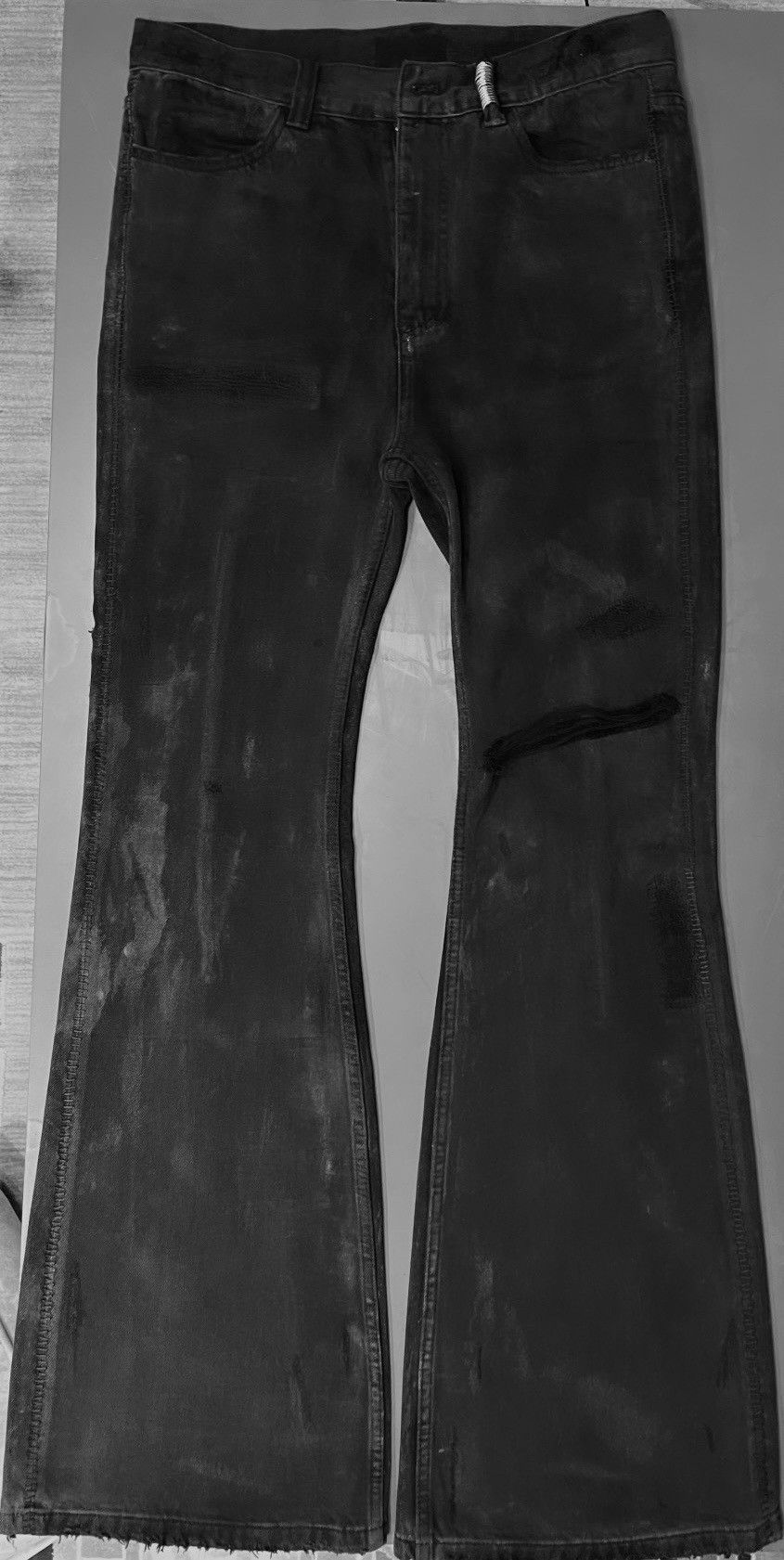 Custom NINTHHEATHEN 1 OF 1 WAXED DENIM Grailed