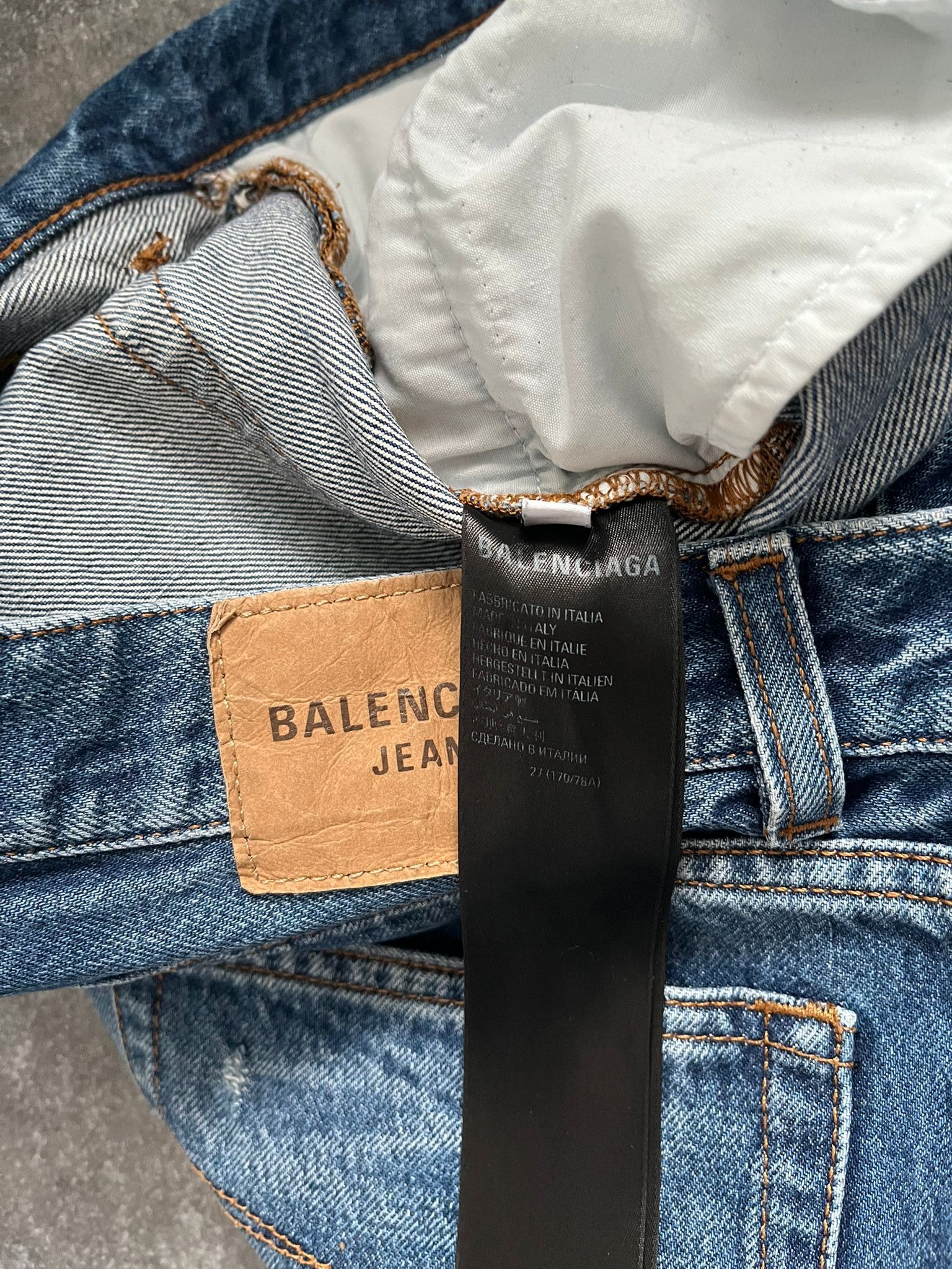 Balenciaga Balenciaga Distressed Denim Size US 30 / EU 46 - 4 Thumbnail
