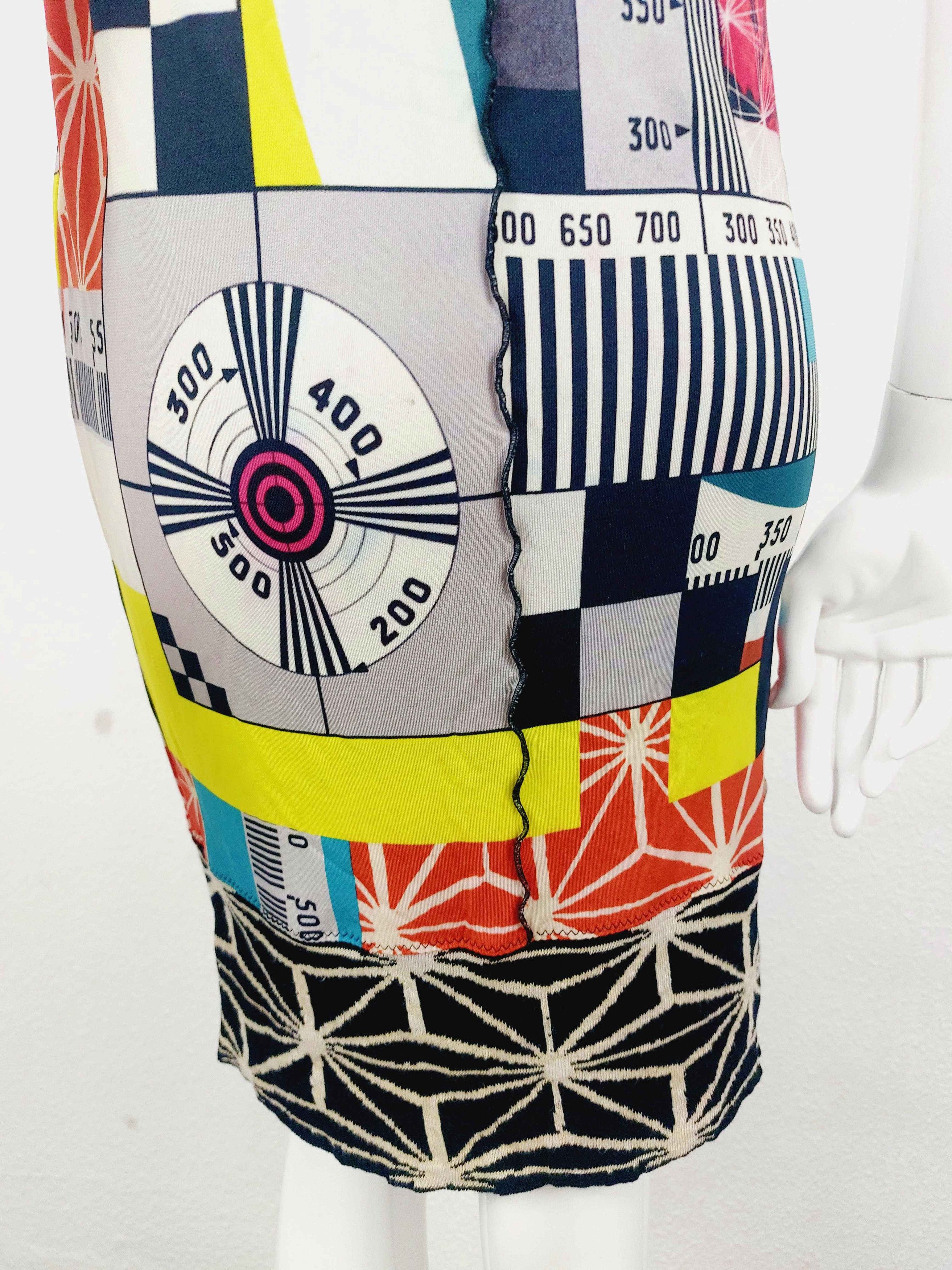 Jean Paul Gaultier Jean Paul Gaultier Scale Numeric Numbers Math Midi Dress Size M / US 6-8 / IT 42-44 - 15 Thumbnail