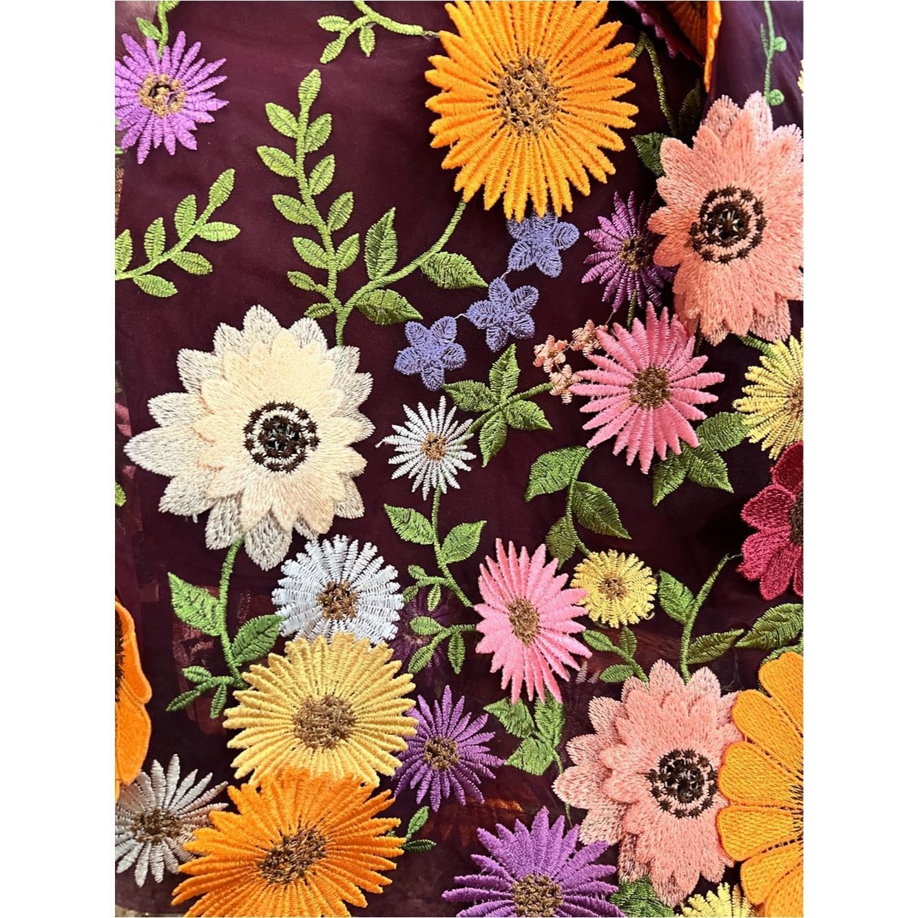 Other Etcetera “Fete” Embroidered Floral Maxi Dress - Size 8 Size M / US 6-8 / IT 42-44 - 9 Thumbnail