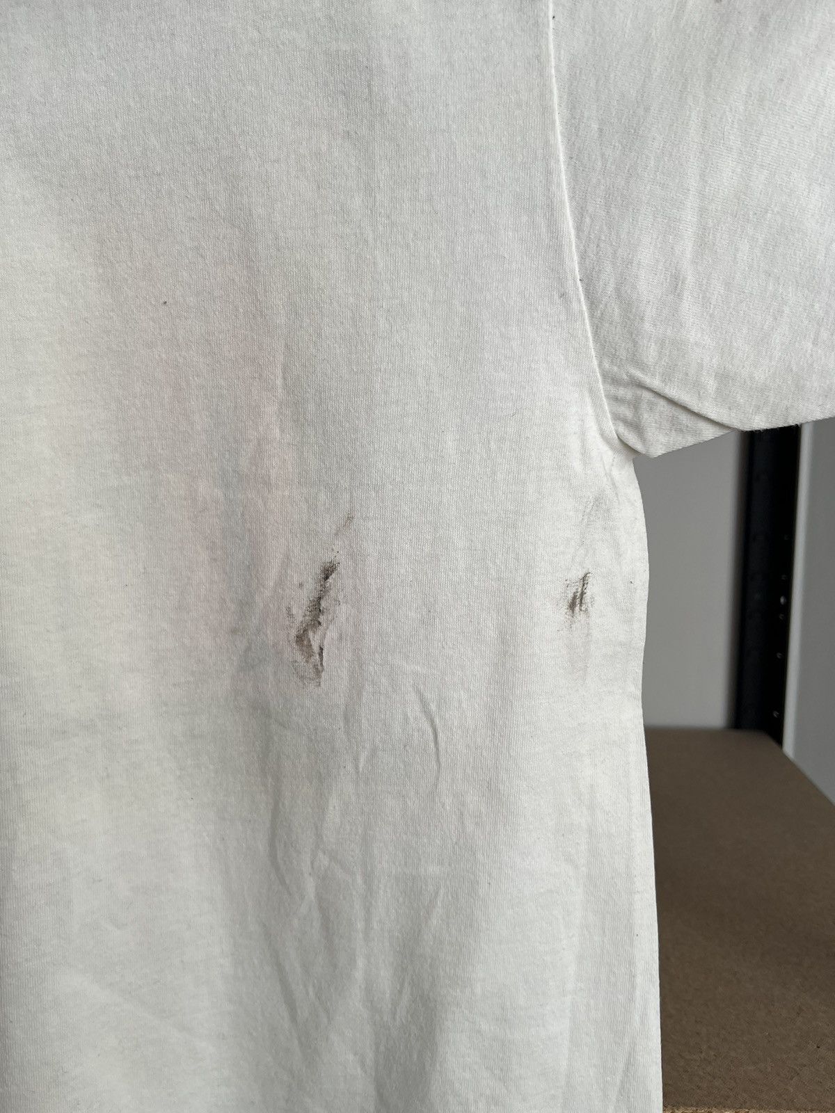 Vintage Vintage 90s Property of Jesus Christ White T-shirt Size US L / EU 52-54 / 3 - 16 Thumbnail