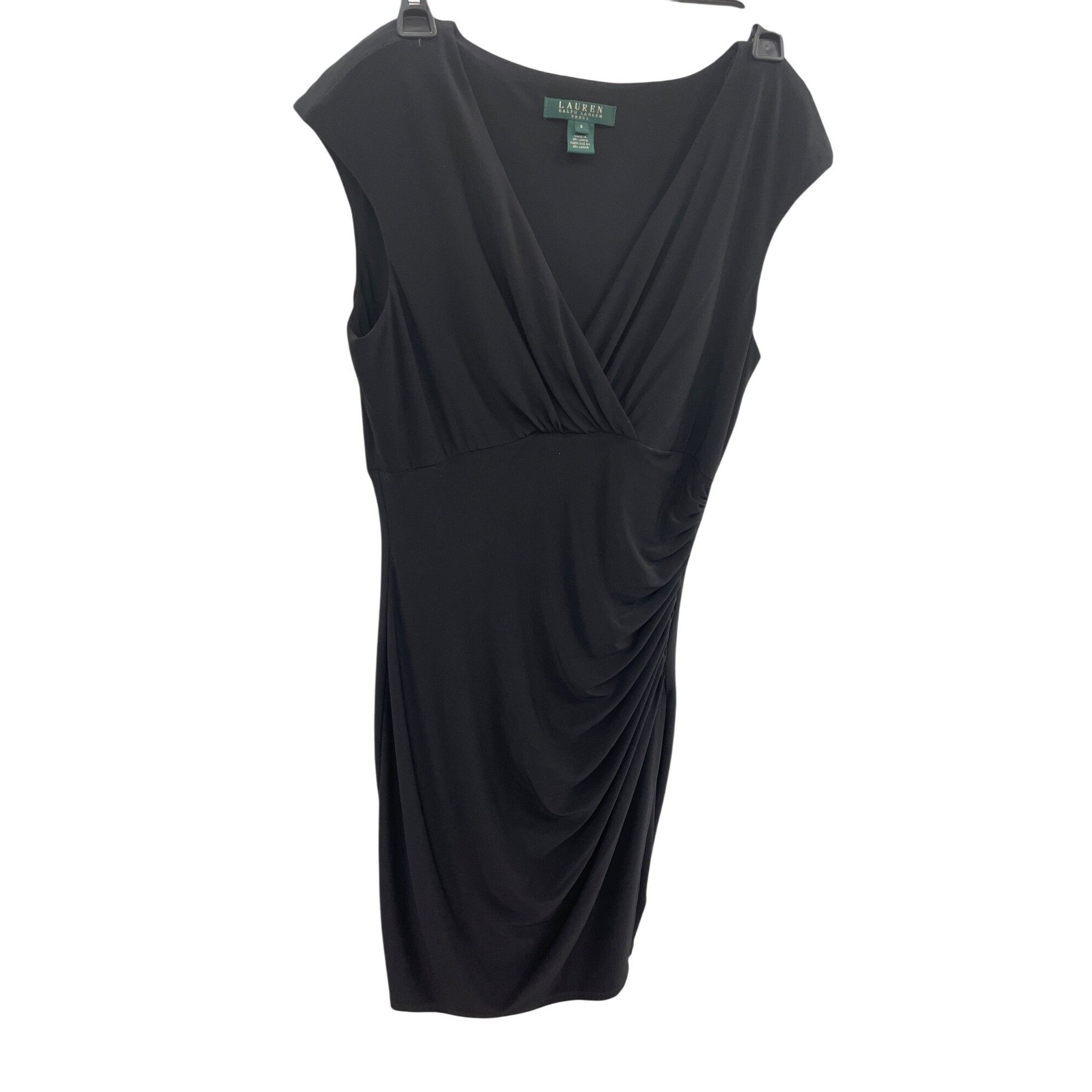 Lauren Ralph Lauren Lauren Ralph Lauren Womens Black Midi Cocktail Party Dress S Size M / US 6-8 / IT 42-44 - 11 Thumbnail