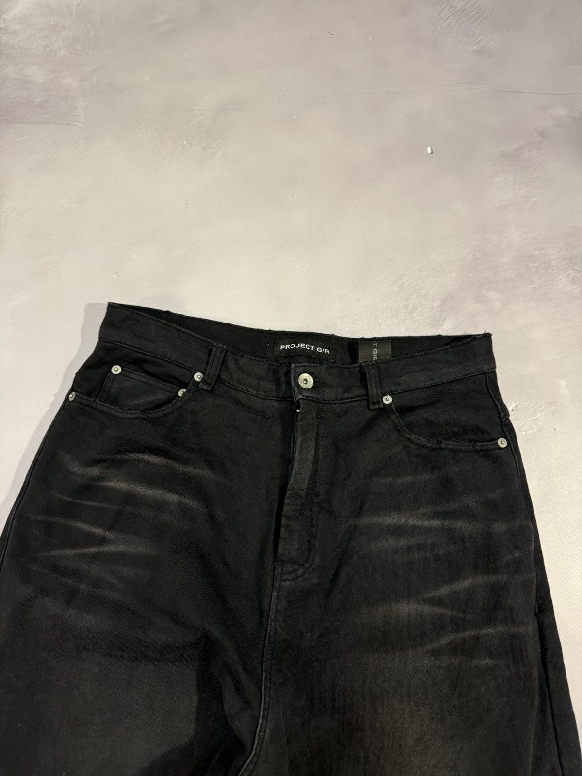 PROJECT G/R Project G/R Dirty Effect Baggy Sweatpants(Black/2) Size US 32 / EU 48 - 9 Thumbnail