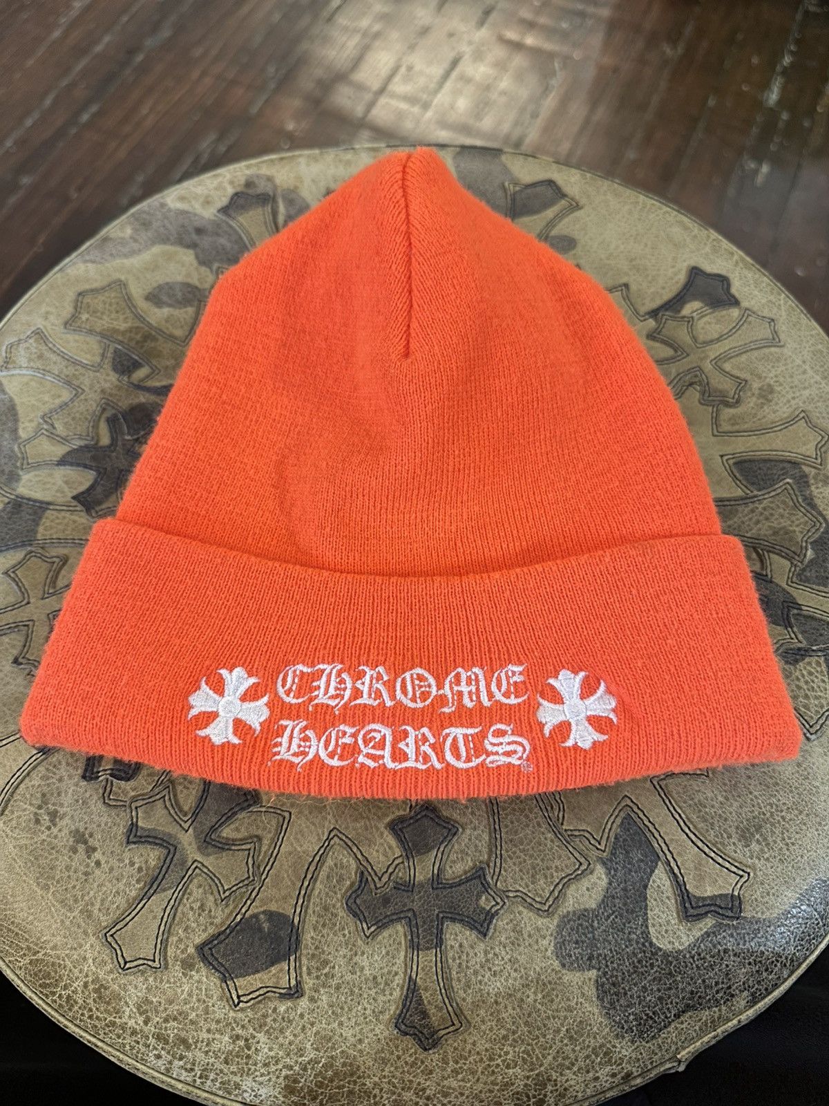 Chrome Hearts CHROME HEARTS EMBROIDERED BEANIE Size ONE SIZE - 1 Thumbnail