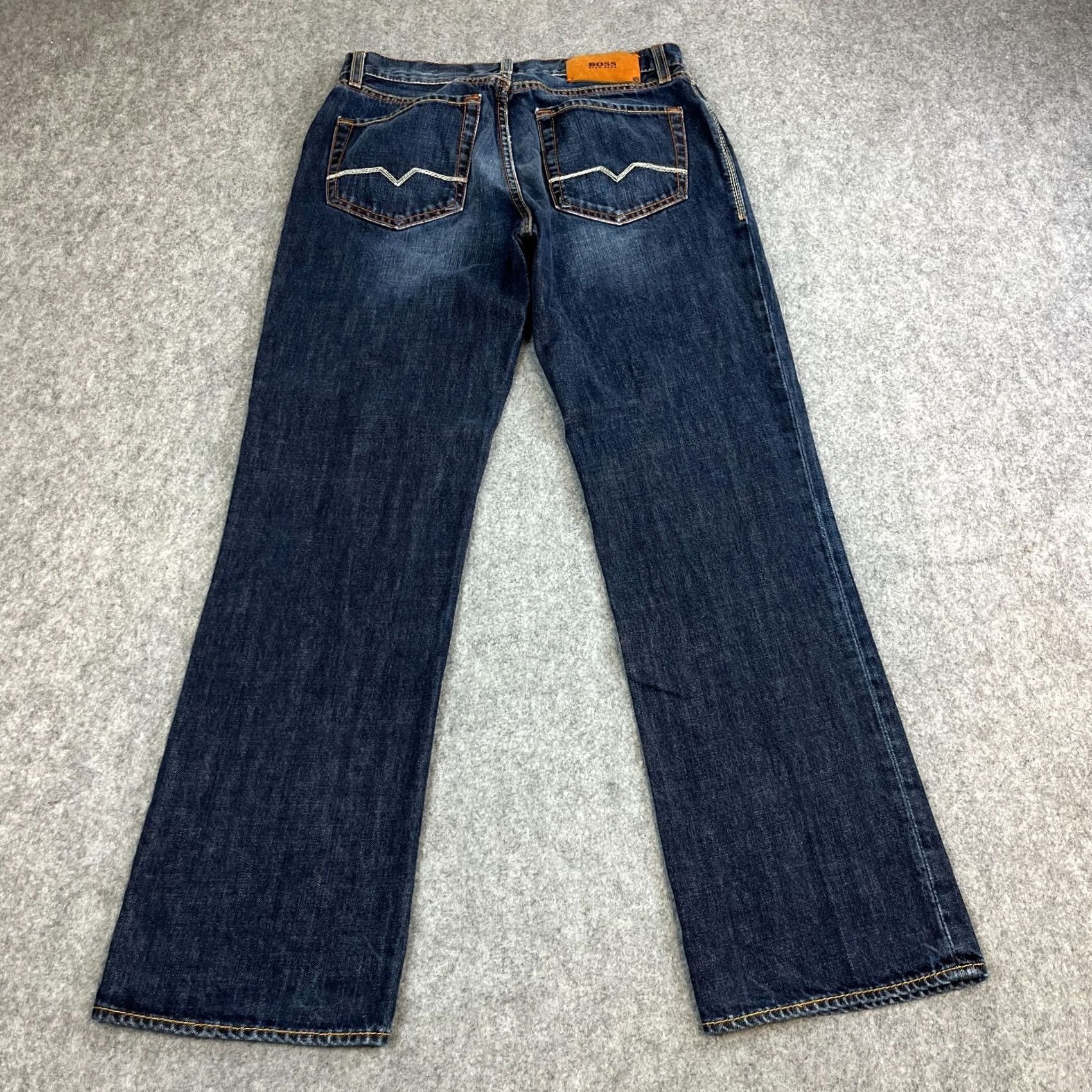 Hugo Boss HUGO BOSS Jeans Relaxed Straight 30 30 Denim 5-Pocket Dark Wash Blue Cotton Mens Regular Size 30 Size US 30 / EU 46 - 2 Thumbnail