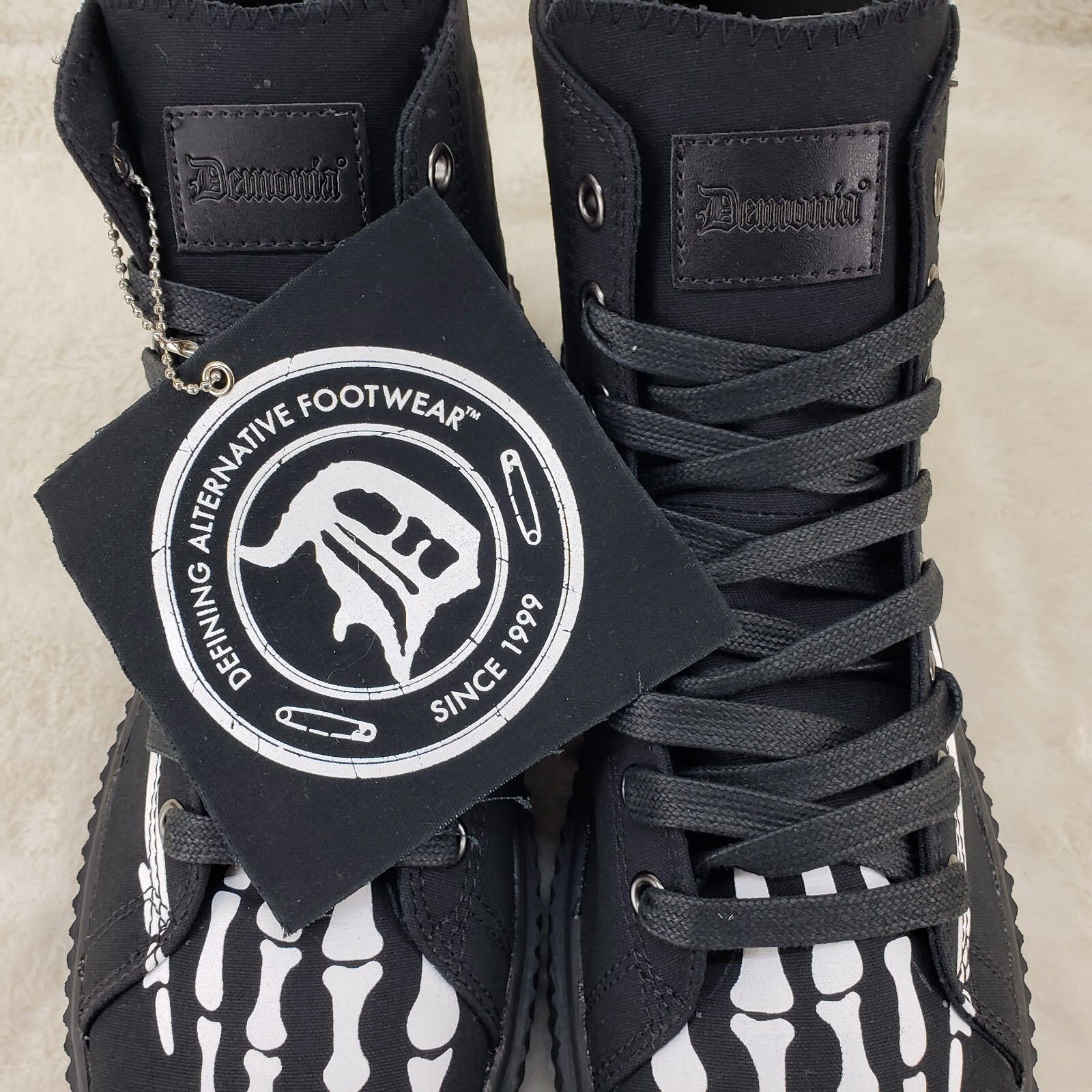 Demonia Cult DEMONIA Sneeker X RAY Skeleton Sneaker Goth Punk Mens Size US 13 / EU 46 - 4 Thumbnail