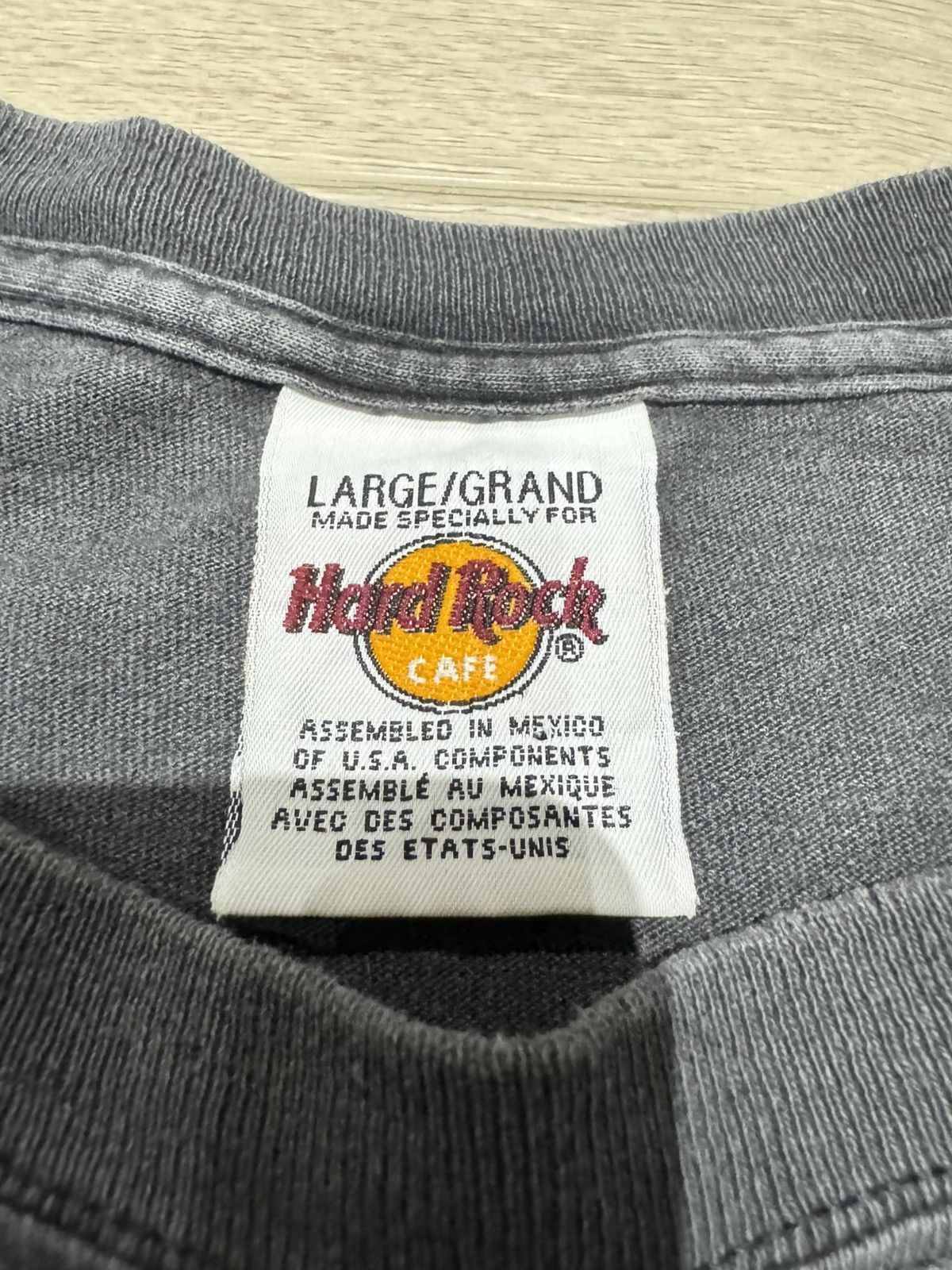 Hard Rock Cafe × Vintage Vintage Japanese Design Cropped Hard Rock Tee Size US L / EU 52-54 / 3 - 6 Thumbnail