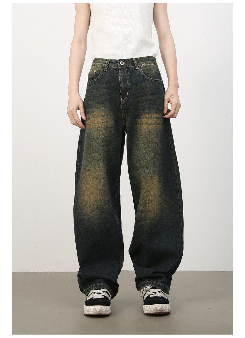 Japanese Brand × Jean American retro wide-leg loose versatile scimitar jeans Size US 34 / EU 50 - 3 Thumbnail