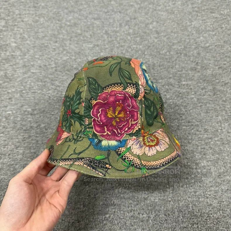 Gucci Gucci Size S Flower Fisherman's Hat Size ONE SIZE - 1 Thumbnail