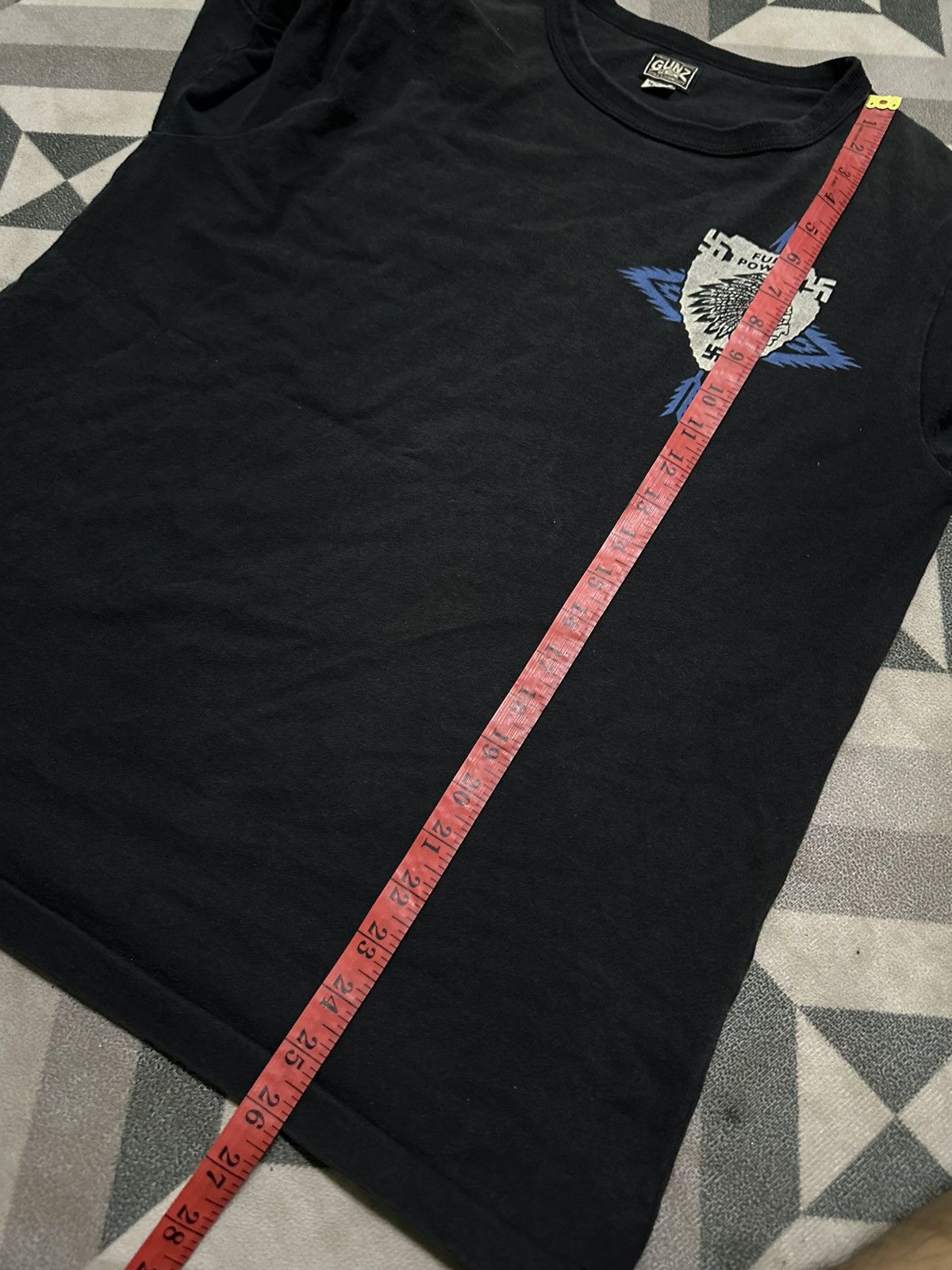 Japanese Brand Gunz wolfchief gasoline full power truck & motorcycles tee Size US L / EU 52-54 / 3 - 11 Thumbnail