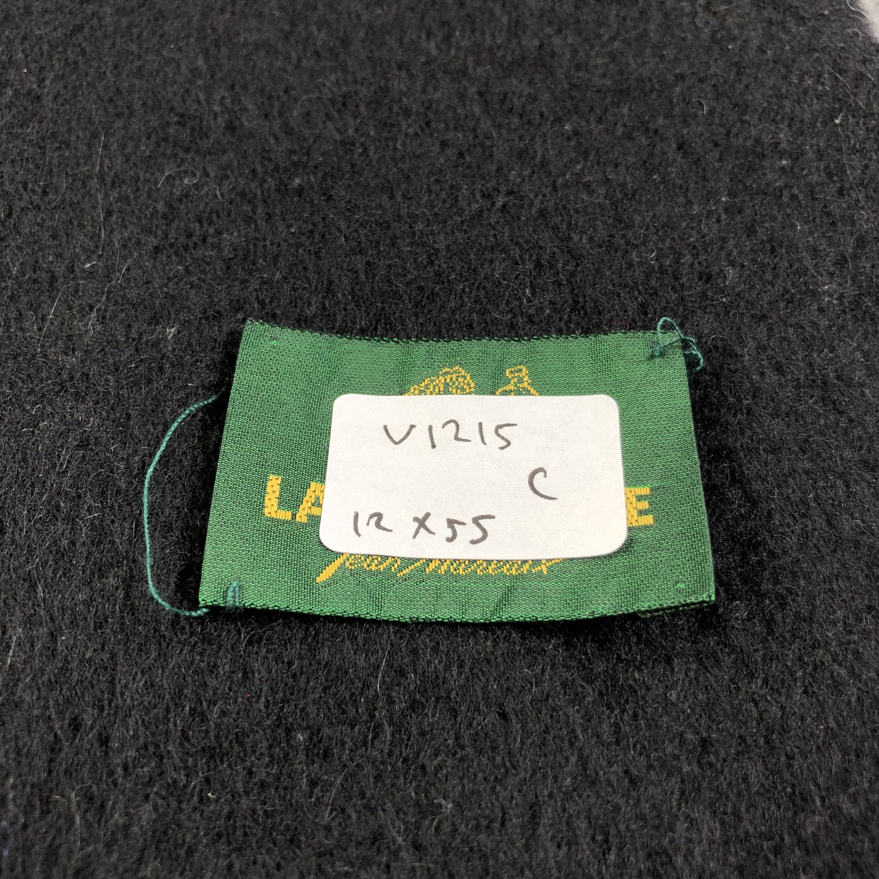 Vintage La Bagagerie Plain Black Cashmere Scarf Muffler V1215 Size ONE SIZE - 6 Thumbnail
