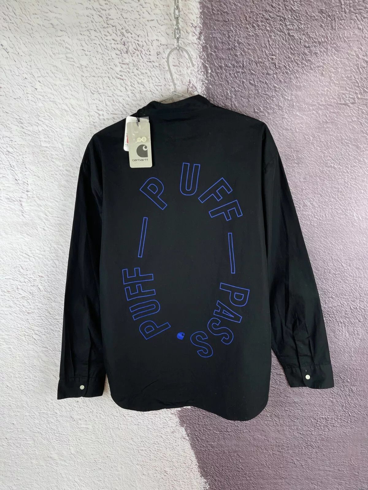 Carhartt Carhartt x Fela LS F.Kuti Half placket shirt colarless logo Size US L / EU 52-54 / 3 - 1 Thumbnail