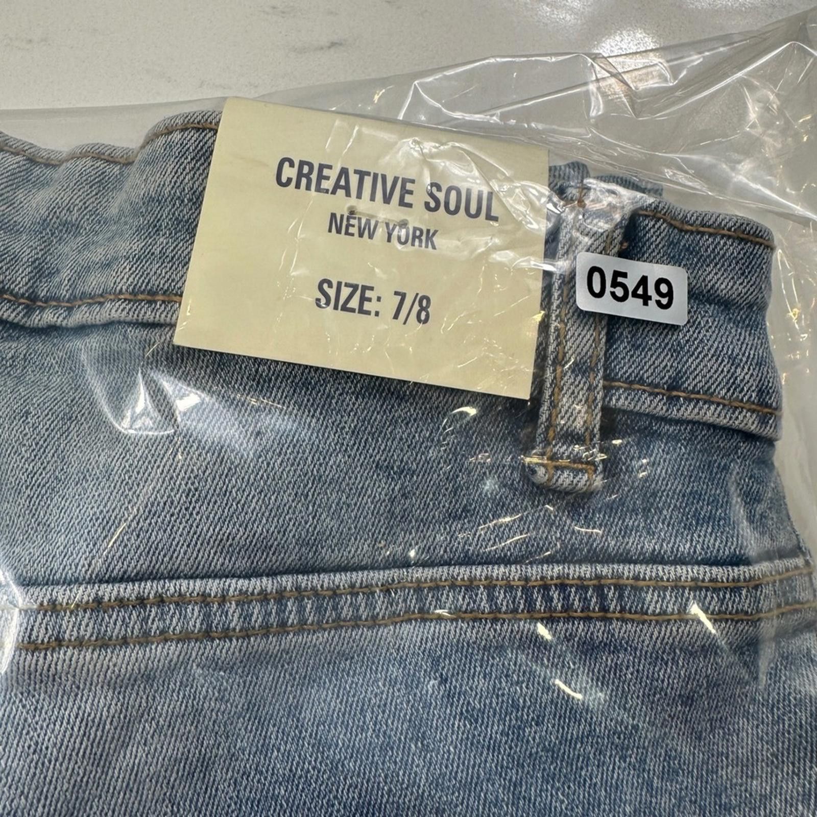 Other NWT Creative Soul Jeans Womens 7/8 28x22 Blue Light Wash Size 28" / US 6 / IT 42 - 10 Thumbnail