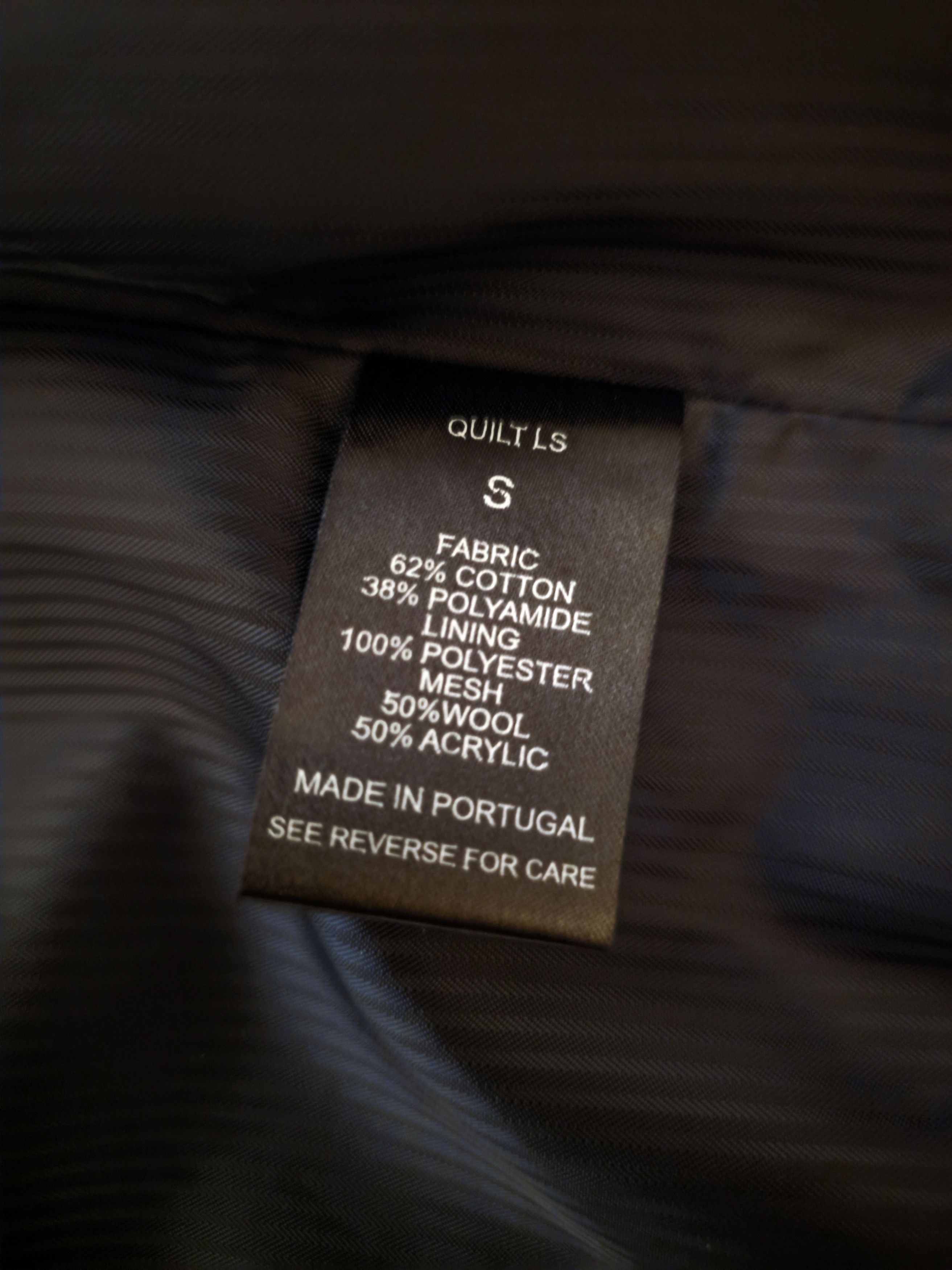 Officine Generale Quilted Navy Nylon Bomber, Size S Size US S / EU 44-46 / 1 - 7 Thumbnail