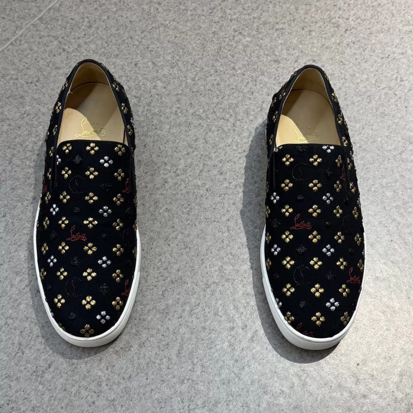Christian Louboutin Christian Louboutin All Over Print Red Sole Slip On 44 Size US 11 / EU 44 - 5 Thumbnail