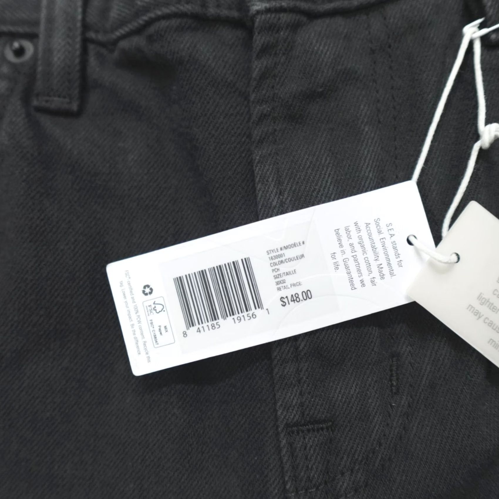 Outerknown Outerknown Sea Jeans Drifter Tapered Fit Size 30x32 Denim PCH Organic Cotton Size US 30 / EU 46 - 3 Thumbnail