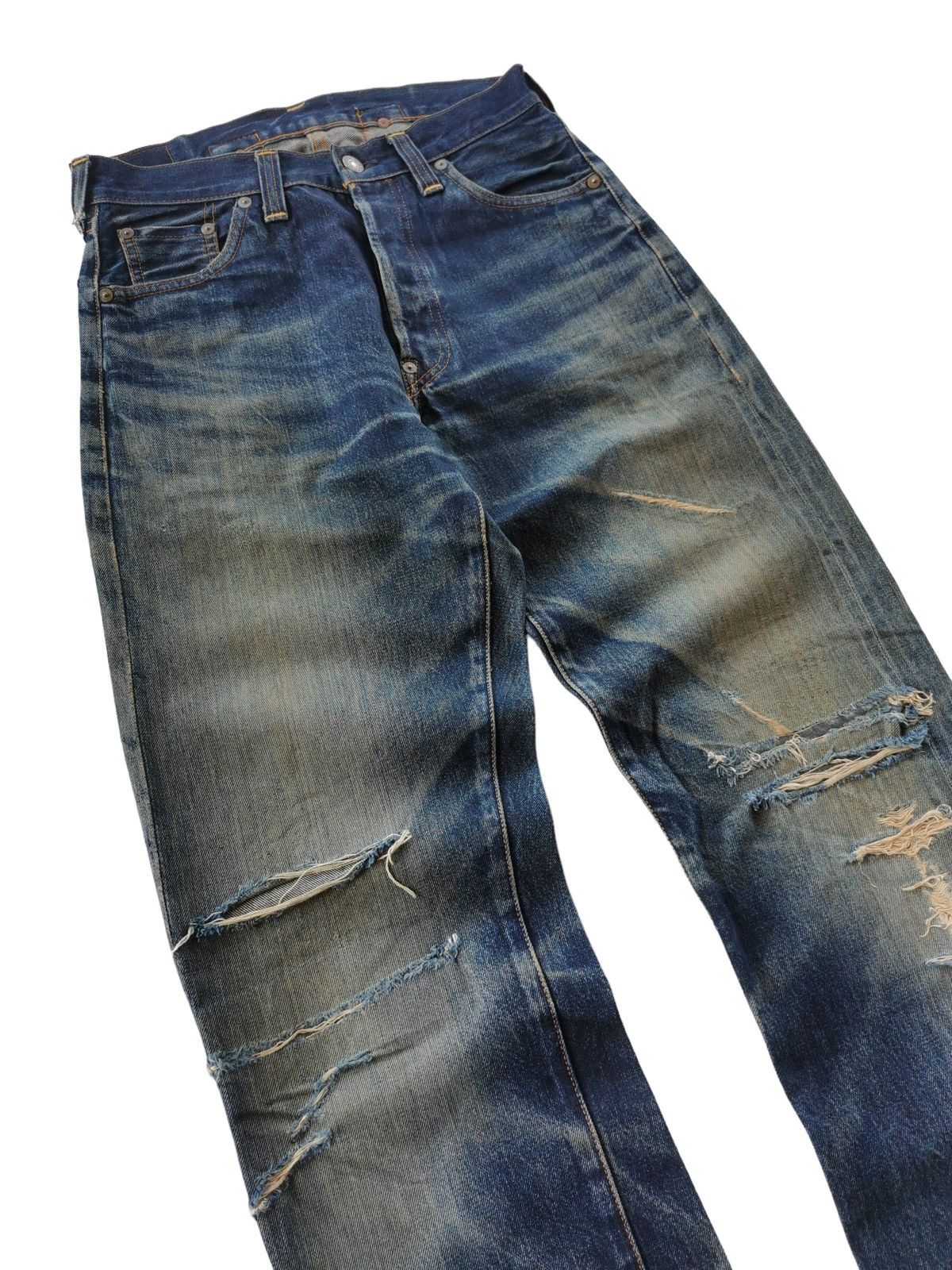Levi's × Undercover × Vintage Selvedge Levis Vintage Nice Distressed Style (Size 28x42) Size US 28 / EU 44 - 9 Thumbnail