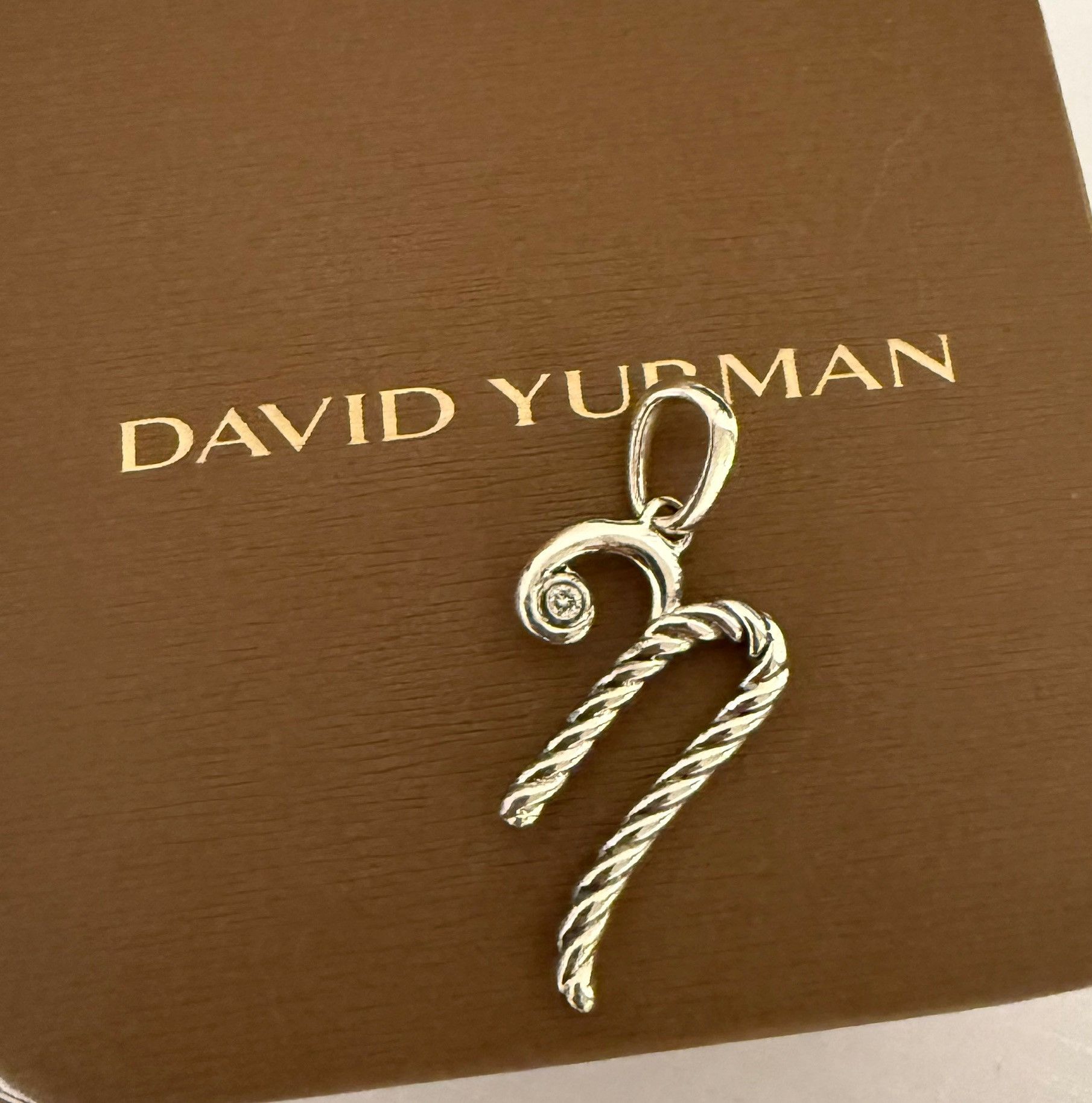 David Yurman david yurman script initial N pendant Size ONE SIZE - 1 Thumbnail