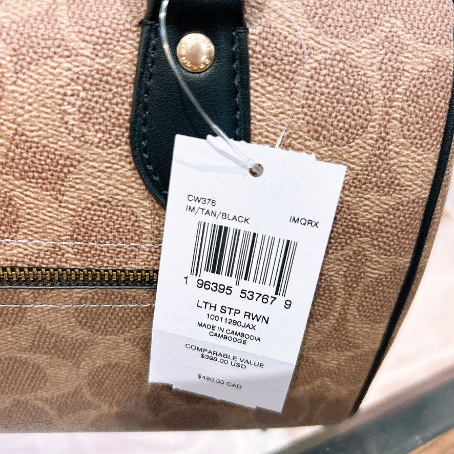 Coach Rowan Satchel Bag In Signature Canvas CW376 Size ONE SIZE - 9 Thumbnail